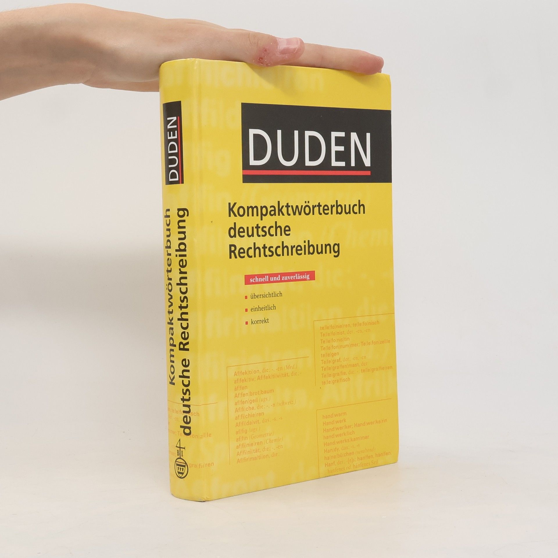 Werner Scholze Stubenrecht Duden, Kompaktwörterbuch deutsche Rechtschreibung