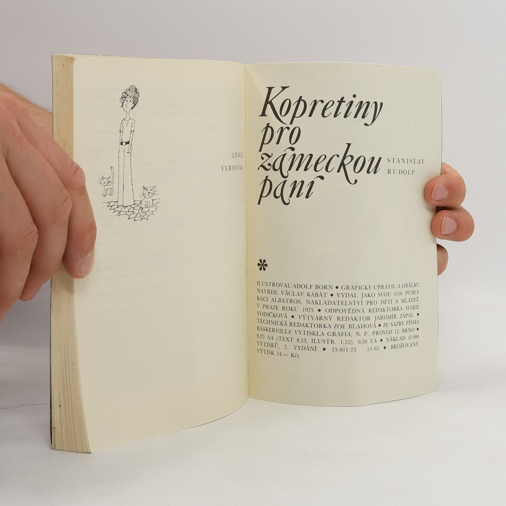 Adolf Born Kopretiny pro zámeckou paní