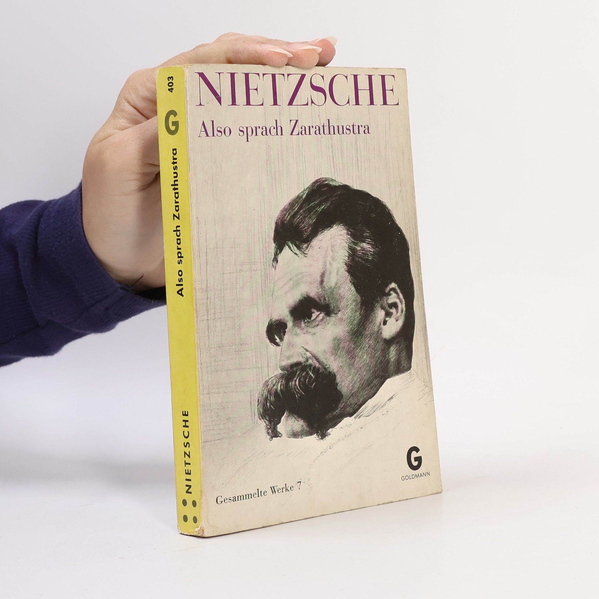 Friedrich Nietzsche Also sprach Zarathustra Gesammeltee Werke 7
