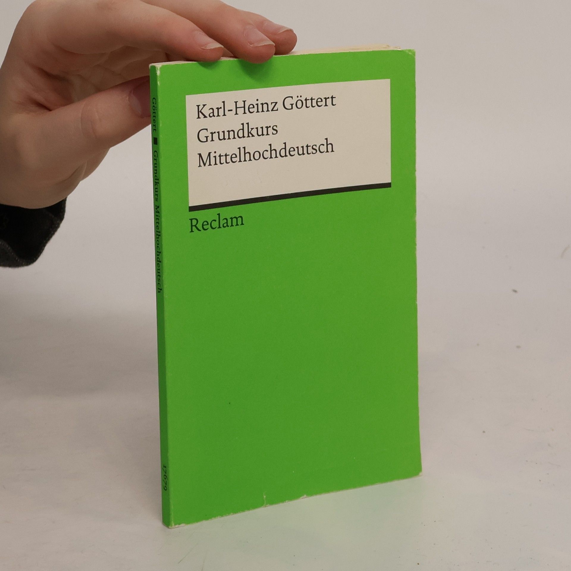 Karl-Heinz Göttert Grundkurs Mittelhochdeutsch