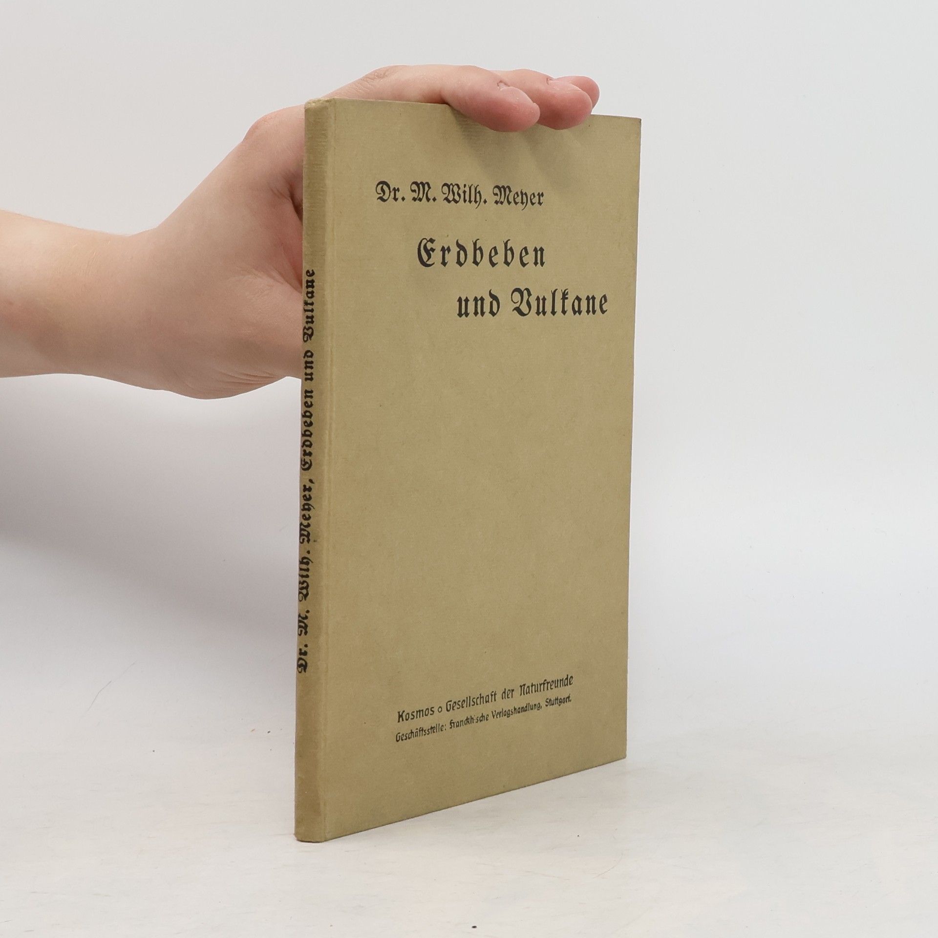 Max Wilhelm Meyer Erdbeben und Vulkane