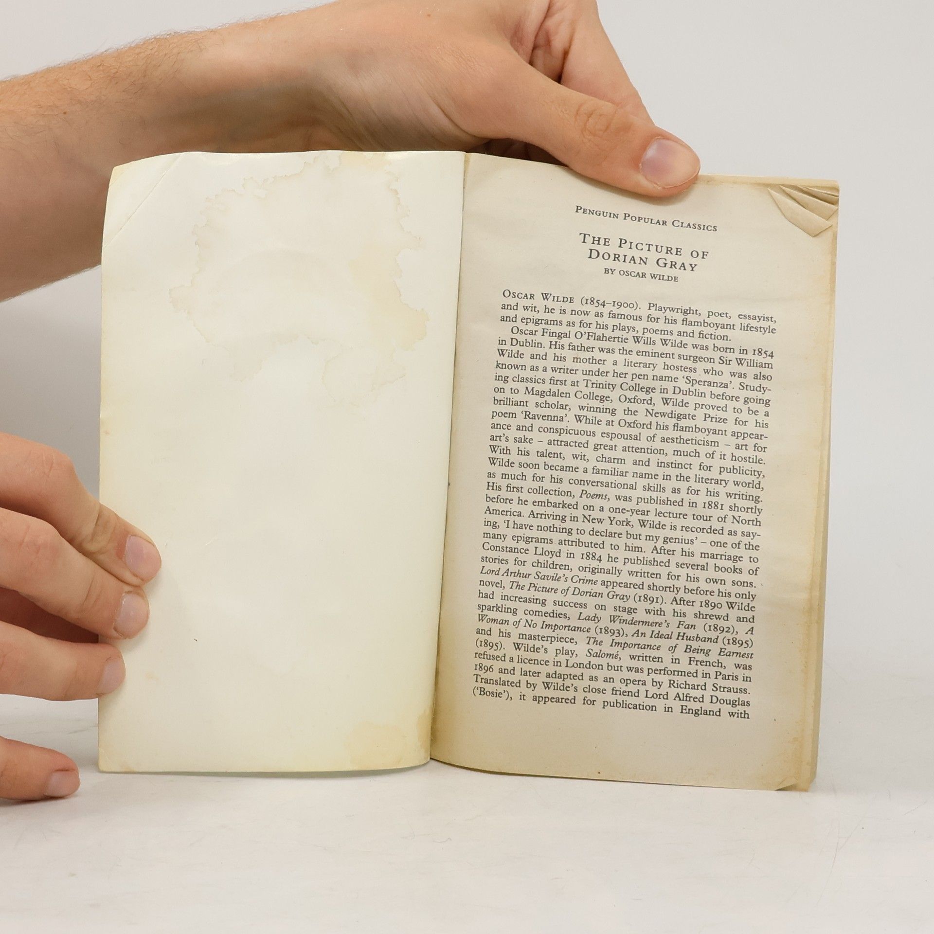 Oscar Wilde The Picture of Dorian Gray