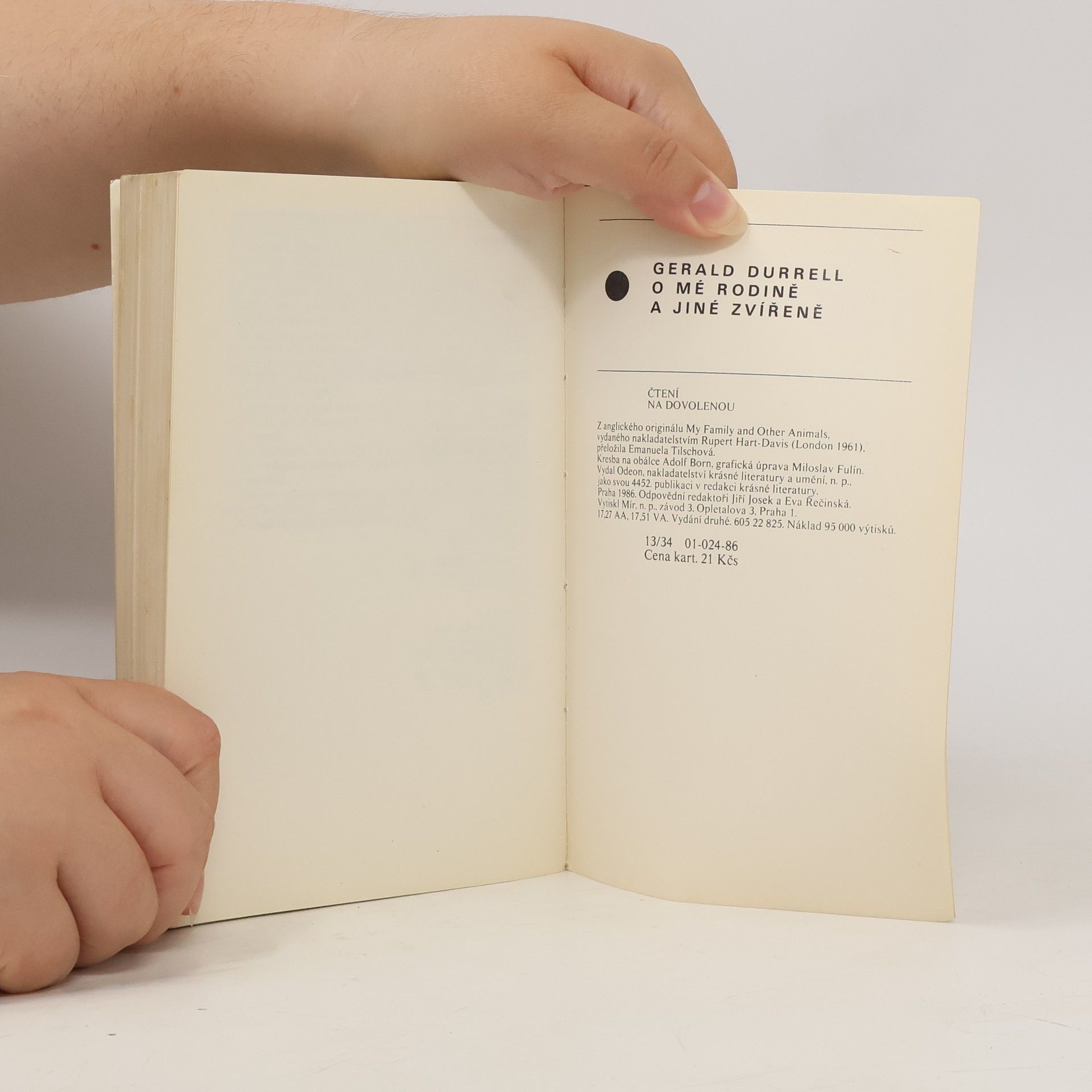 Gerald Durrell O mé rodině a jiné zvířeně
