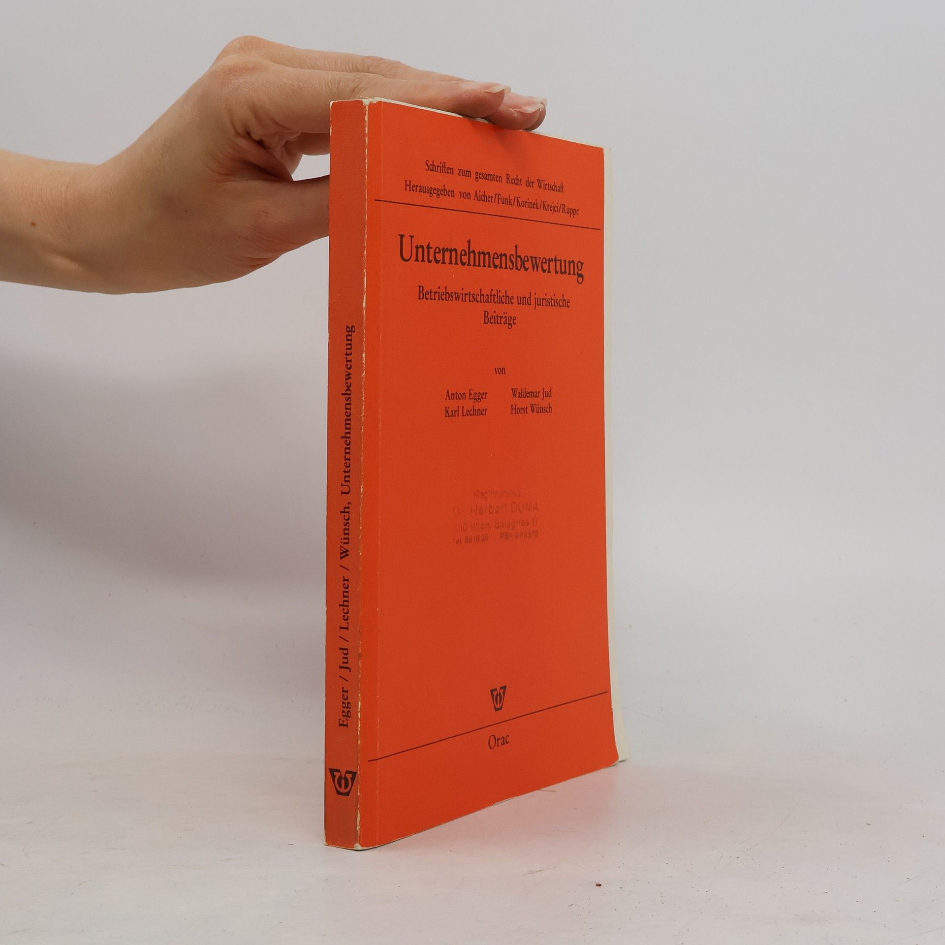 Anton Egger Unternehmensbewertung