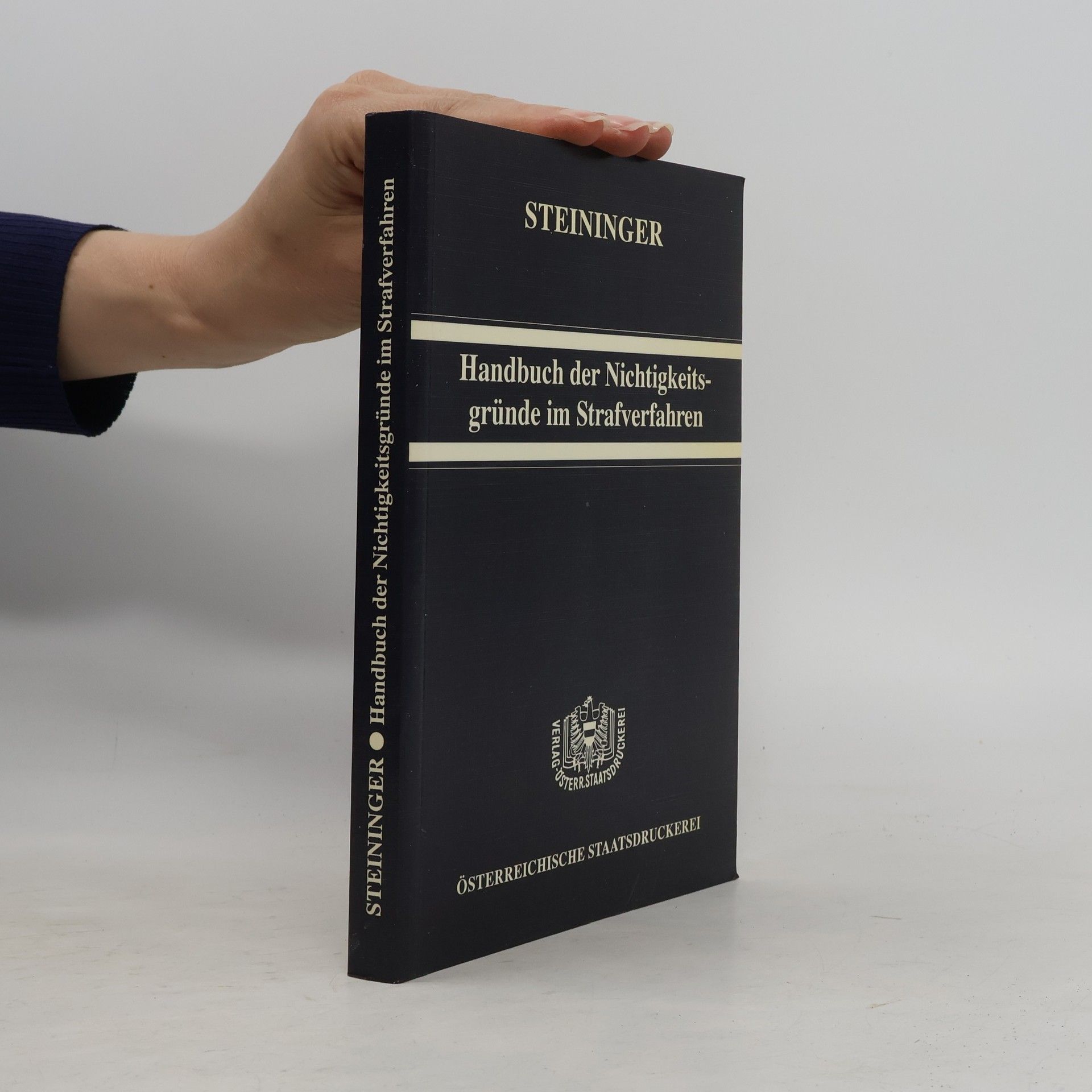 Handbuch der Nichtigkeitsgründe im Strafverfahren