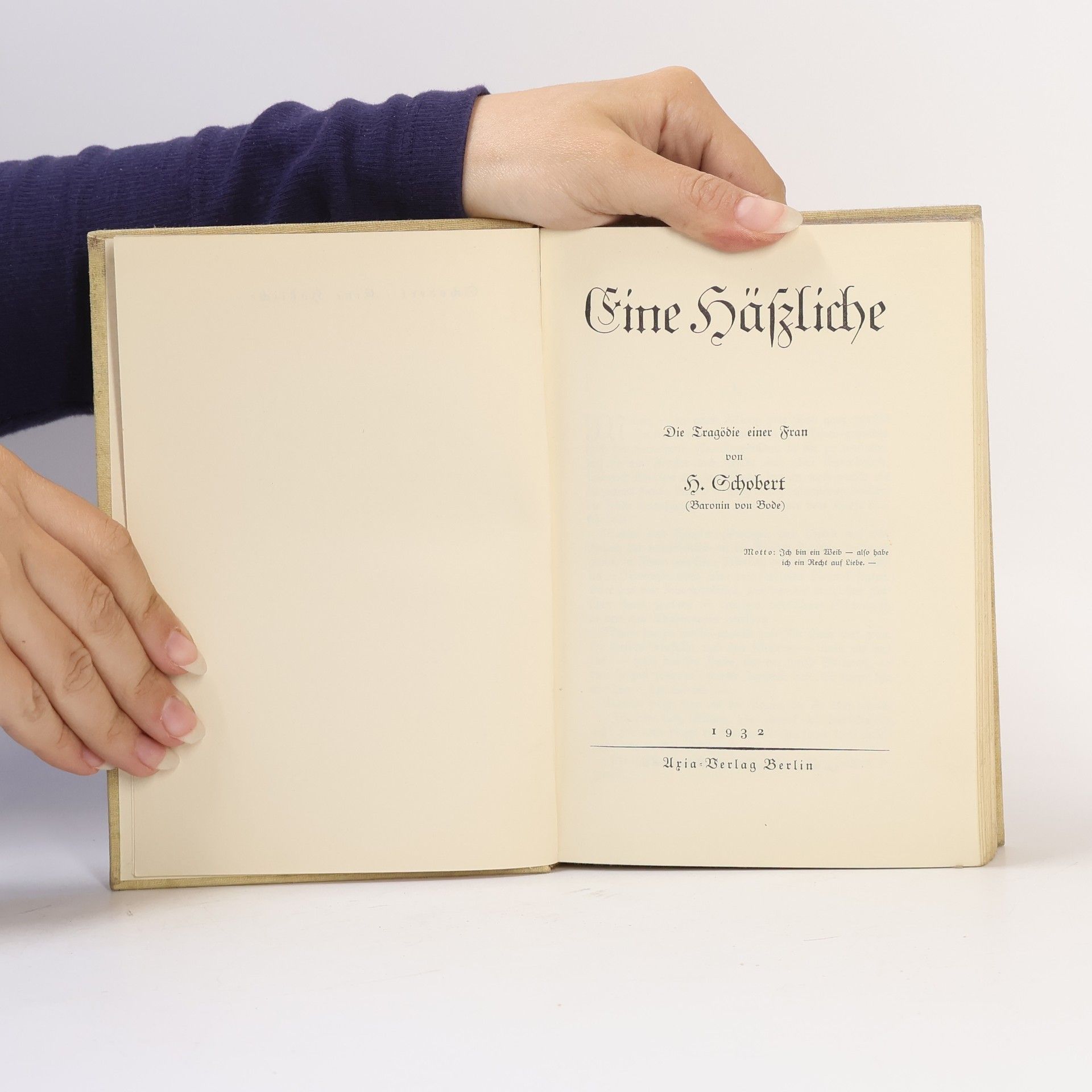 H. Schobert Eine Hätzliche