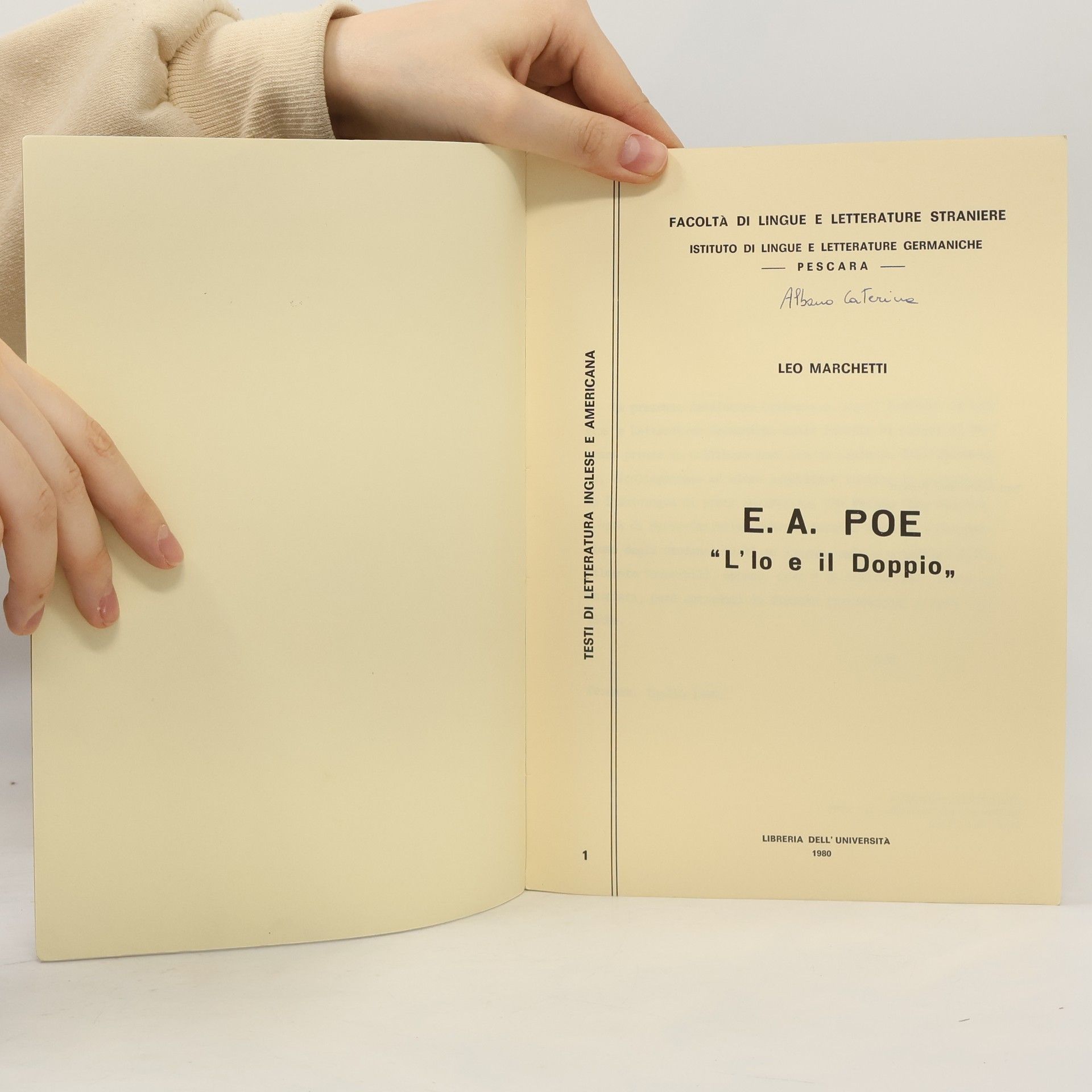 Leo Marchetti E. A. Poe