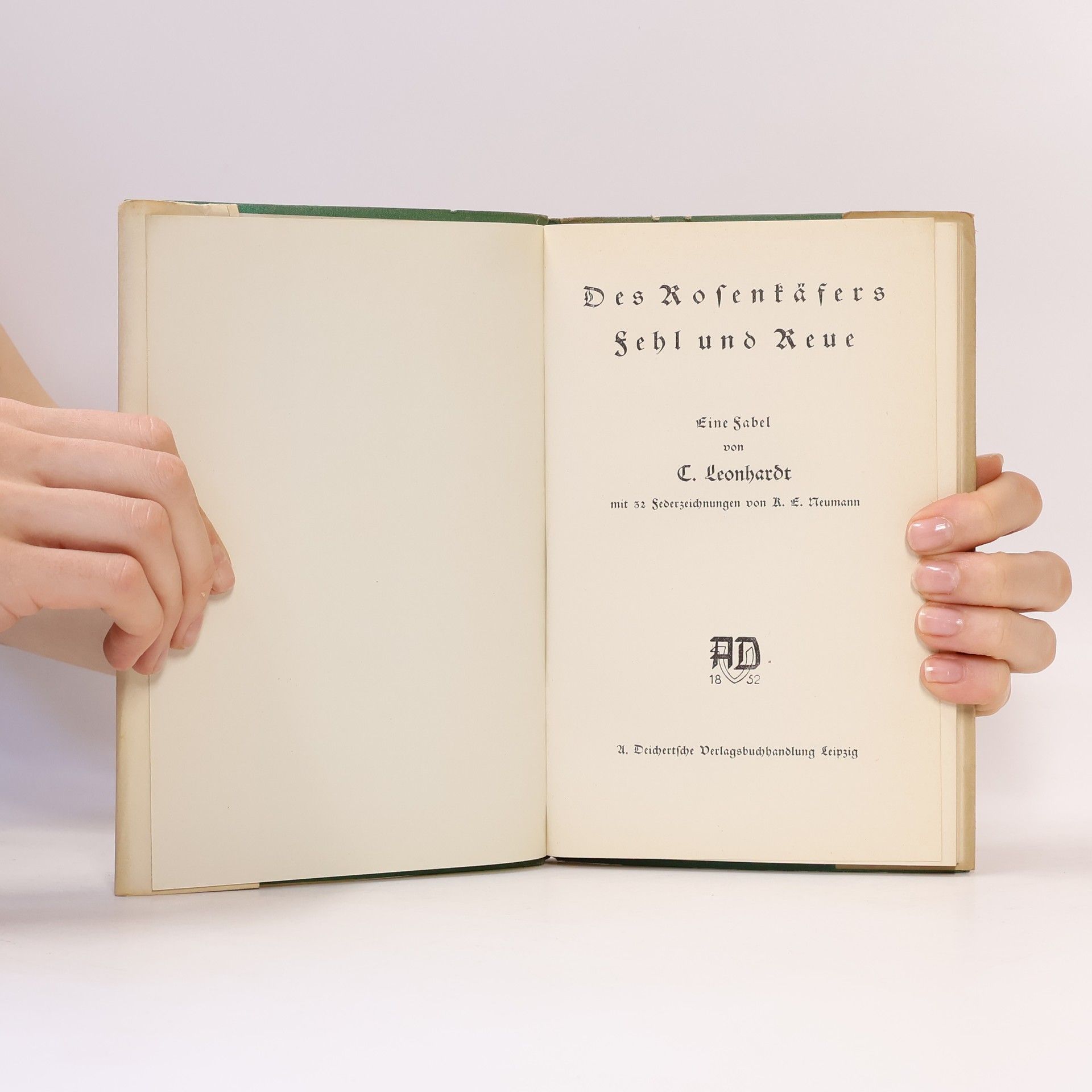 C. Leonhardt Des Rosenkäfers Fehl und Reue