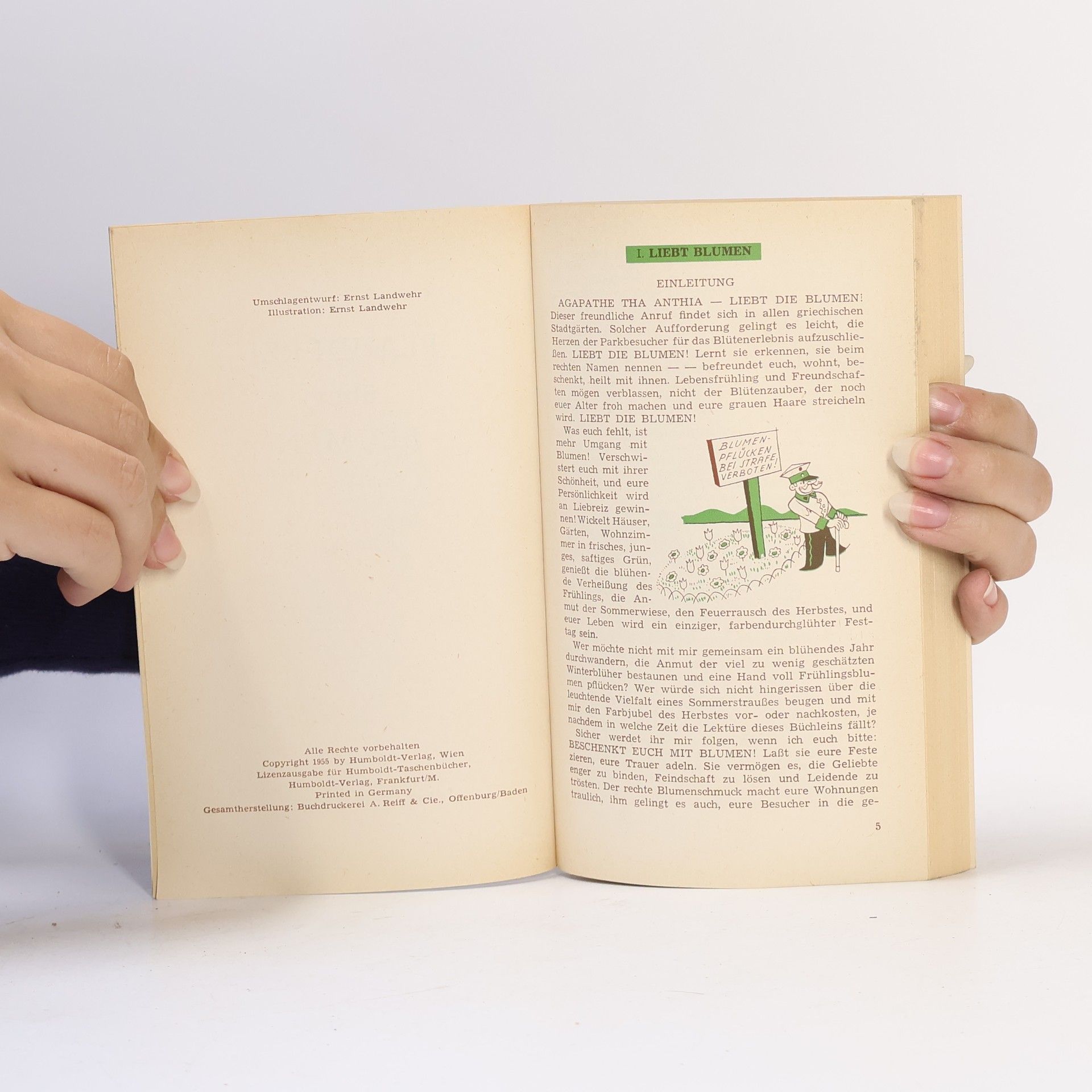 Gertrud von Hilgendorff Plauderei über Blumen