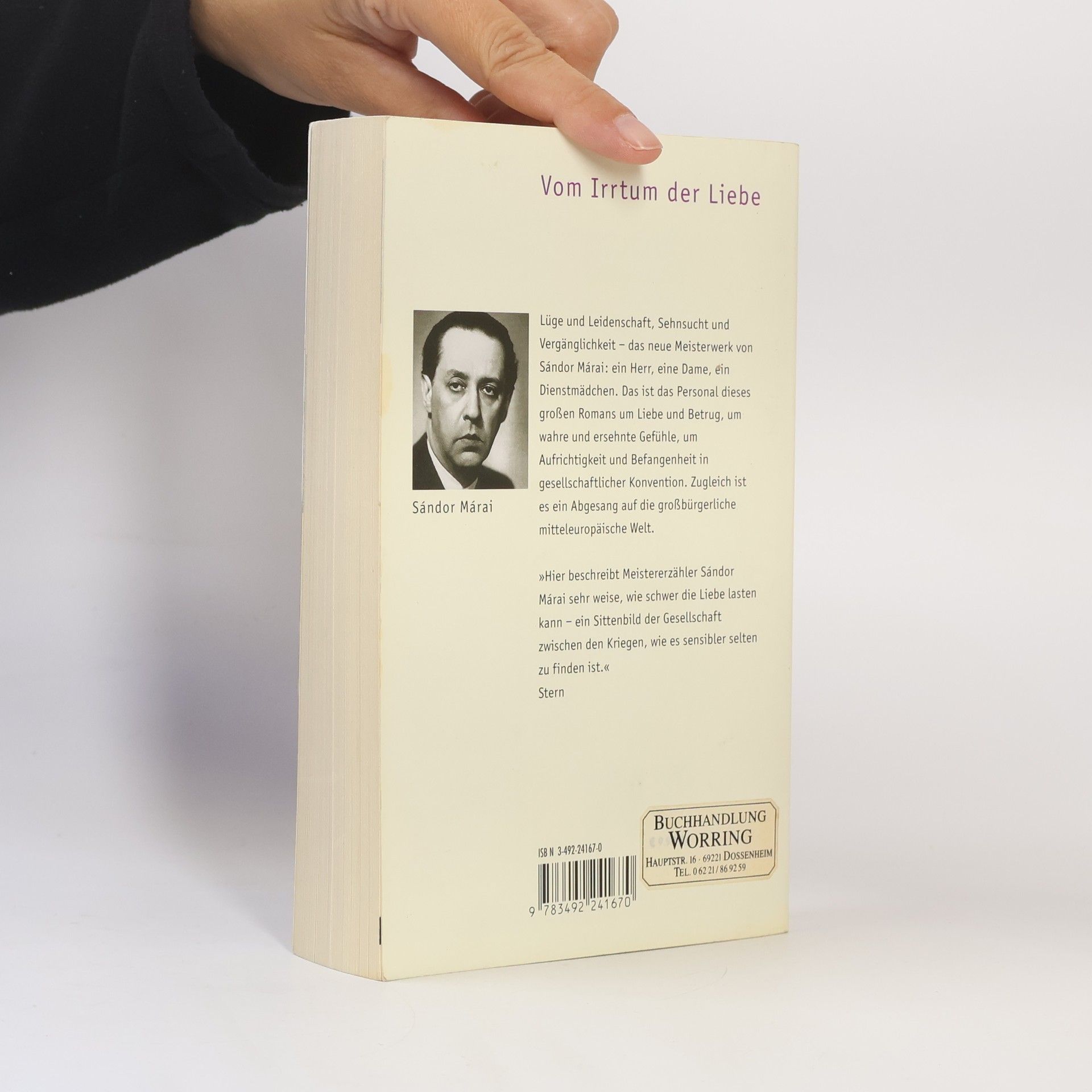Sándor Márai Wandlungen einer Ehe