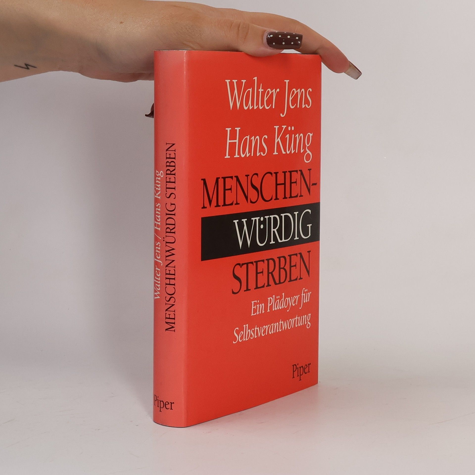 Walter Jens Menschenwürdig sterben