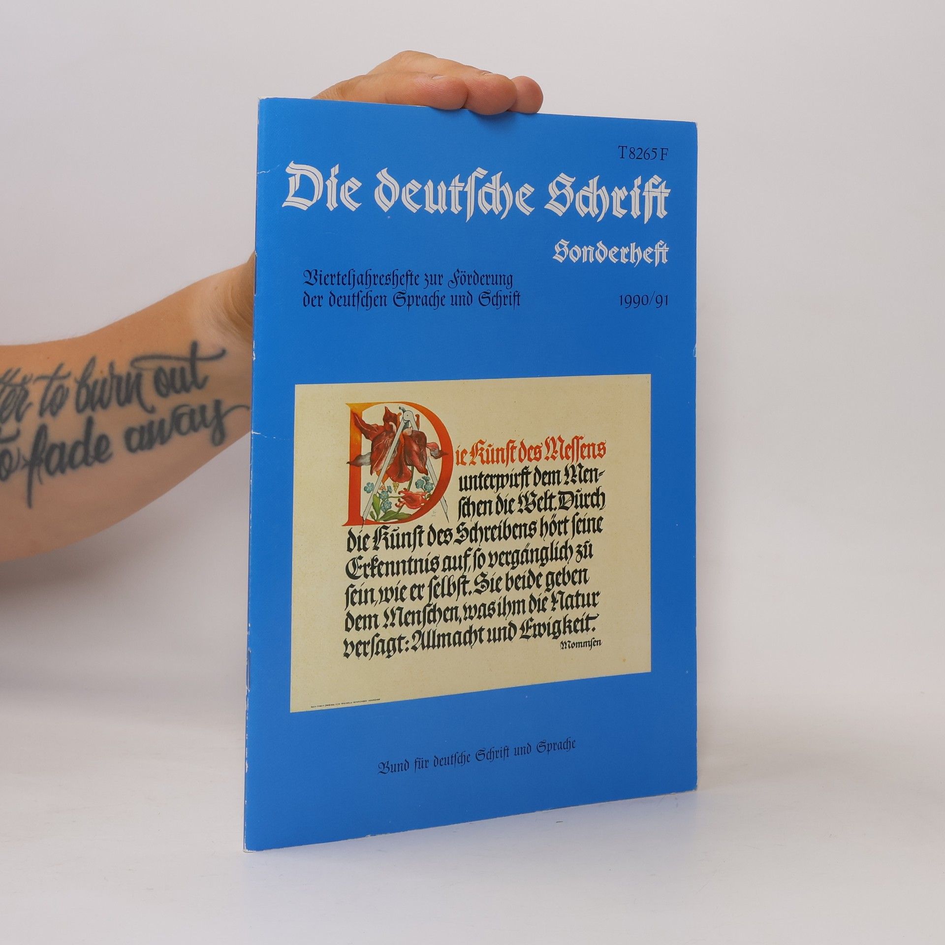 AA.VV. Die deutsche Schrift. Sonderheft 1990/91
