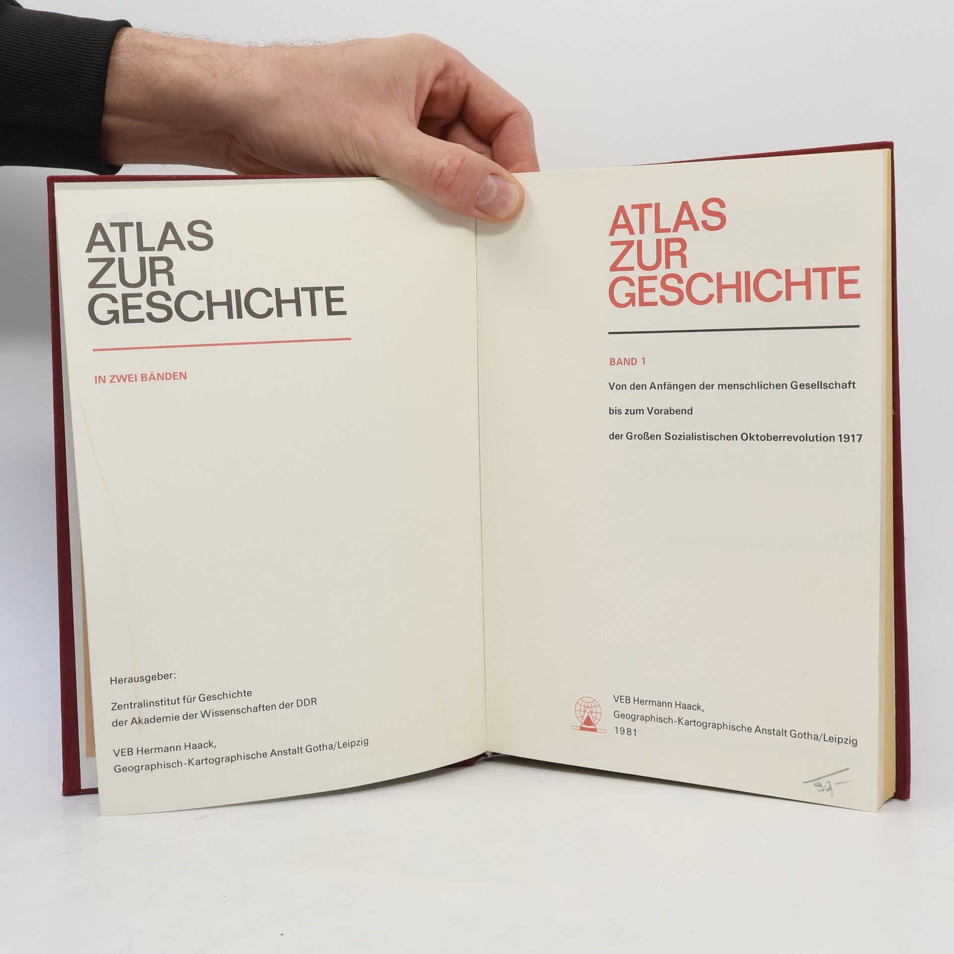 Collectif d'auteurs Atlas zur Geschichte 1