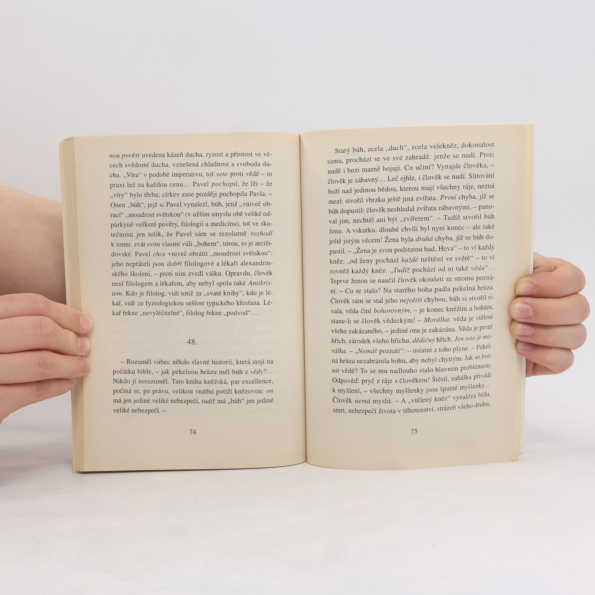 Friedrich Nietzsche Přehodnocení všech hodnot : (fragment). Předmluva a kniha první, Antikrist