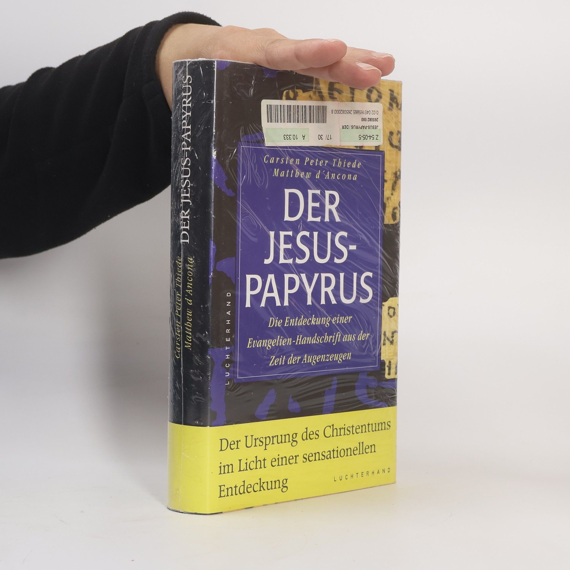 Carsten Peter Thiede Der Jesus-Papyrus