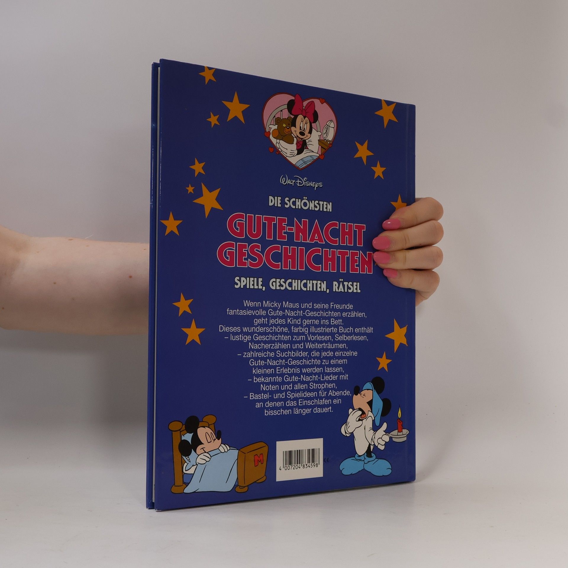 Walt Disney Die schönsten Gute-Nacht Geschichten. Spiele, Geschichten und Rätsel
