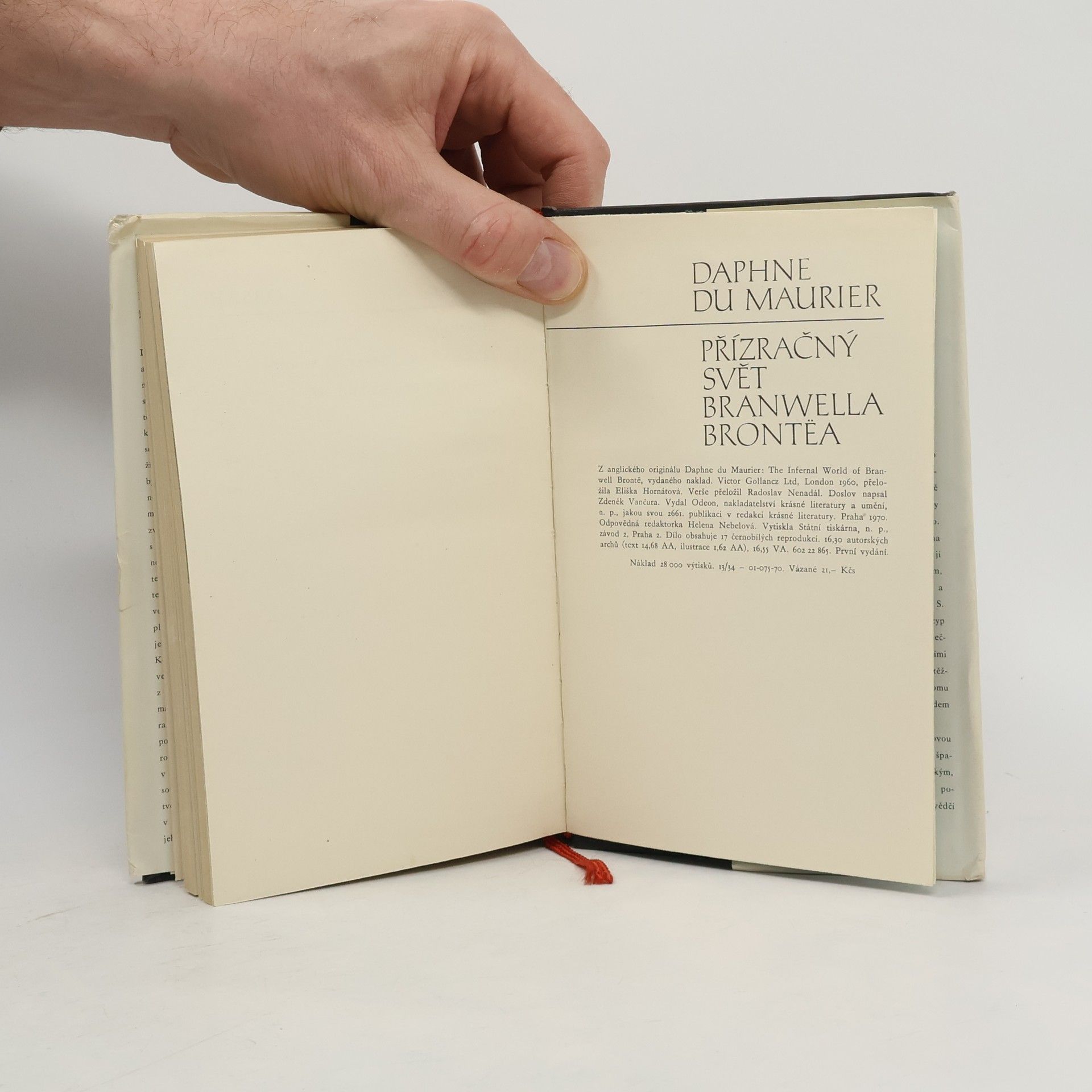 Daphne du Maurier Přízračný svět Branwella Brontëa