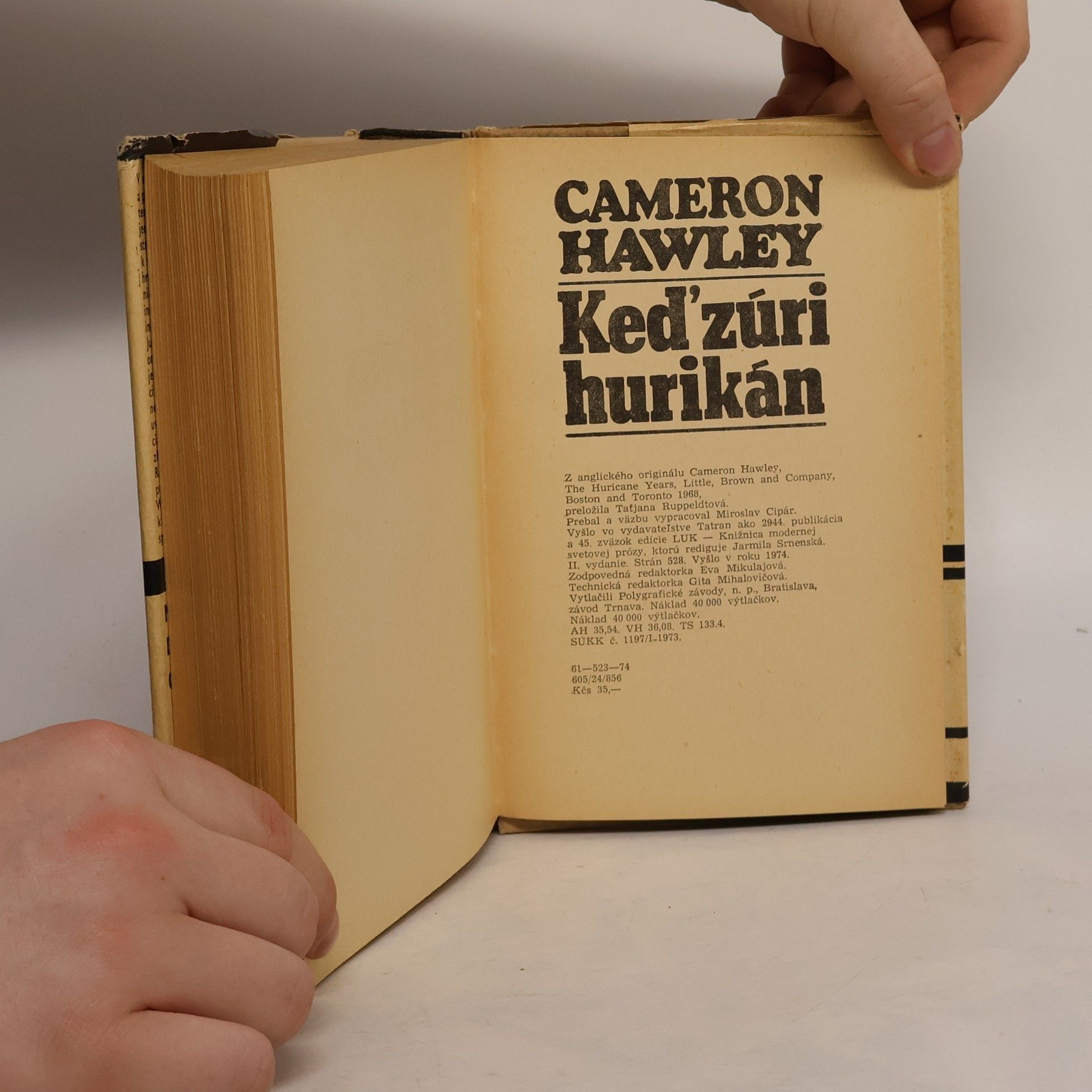 Cameron Hawley Keď zúri hurikán