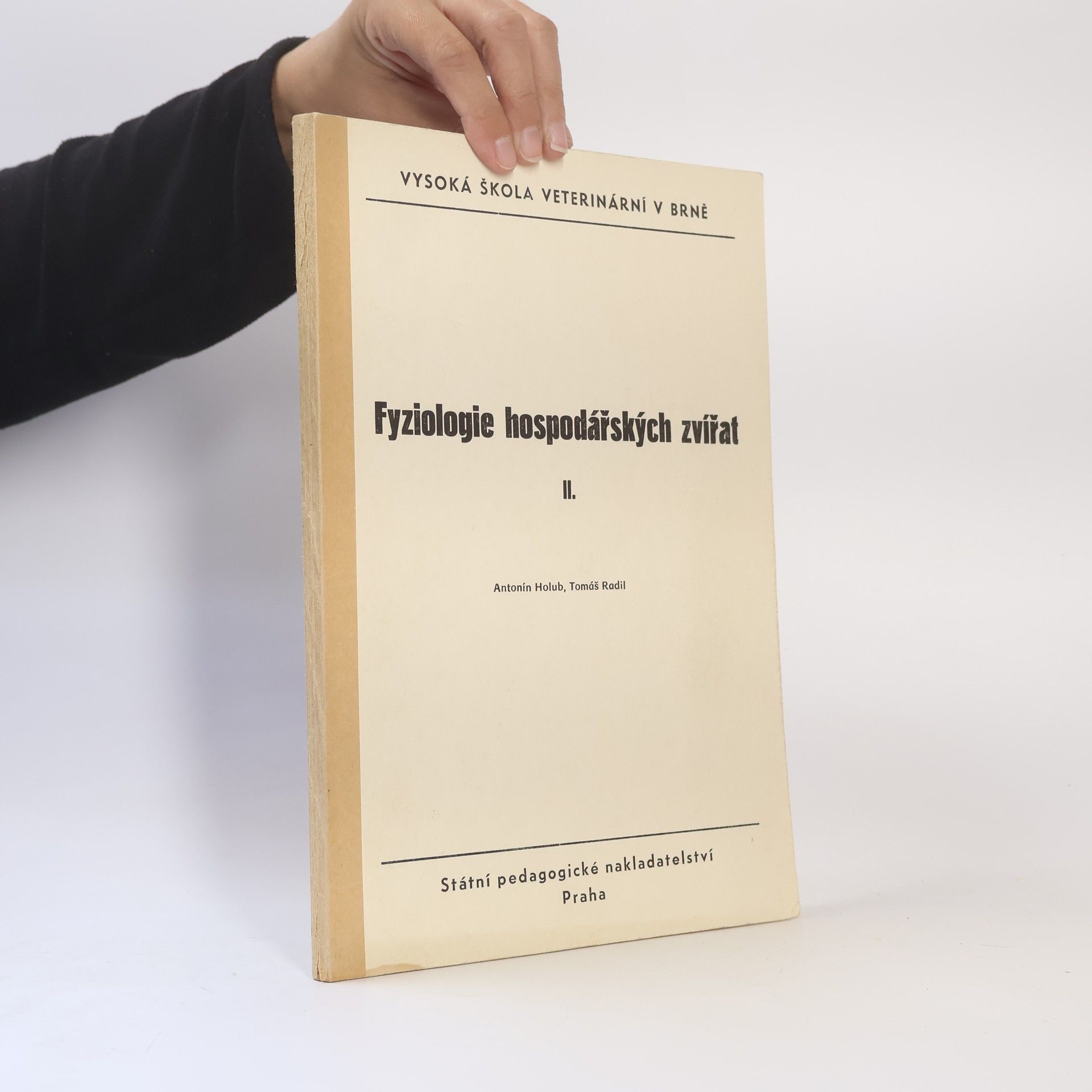 Antonín Holub Fyziologie hospodářských zvířat II