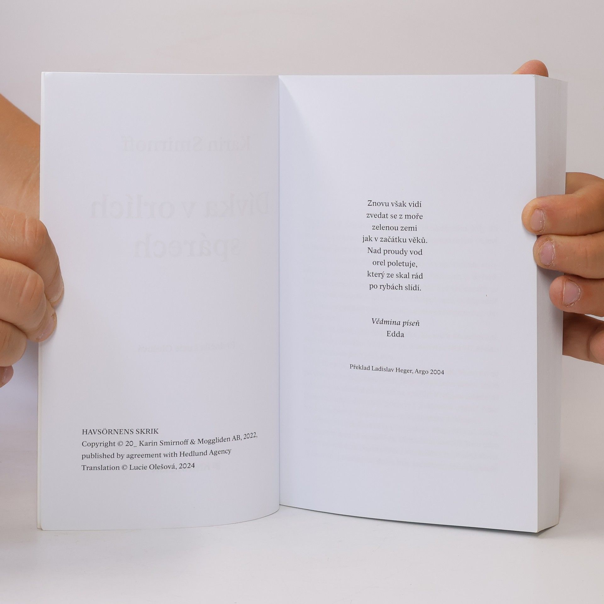 Karin Smirnoff Dívka v orlích spárech (recenzní výtisk)