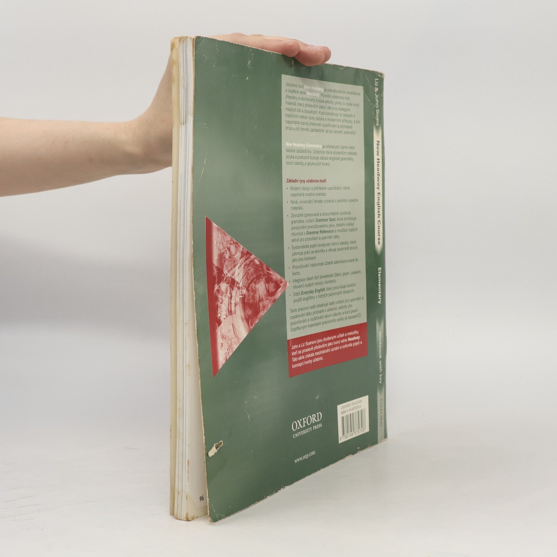 Liz Soars New Headway English Course: Elementary Workbook with key