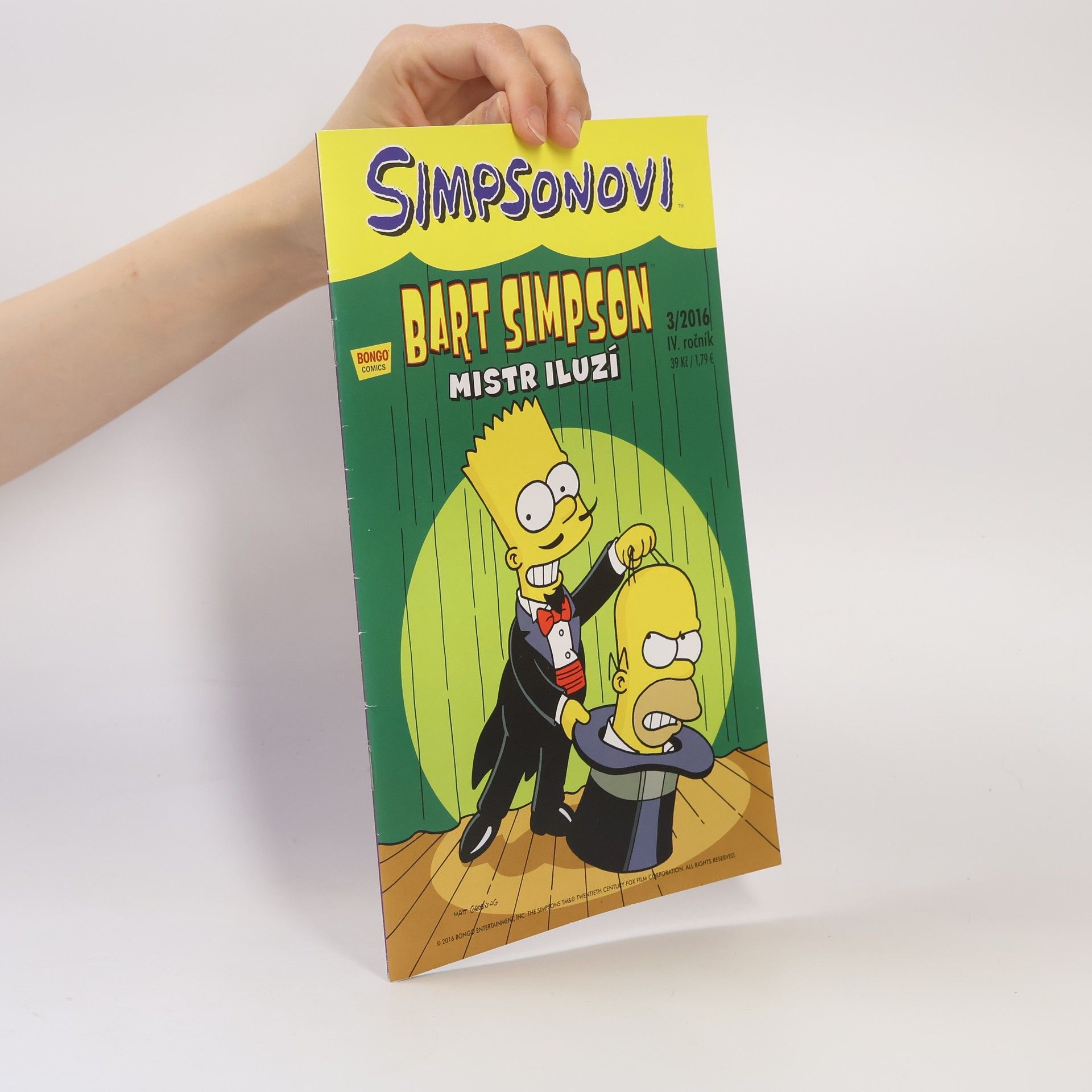 Matt Groening Simpsonovi - Bart Simpson 3/2016 - Mistr iluzí