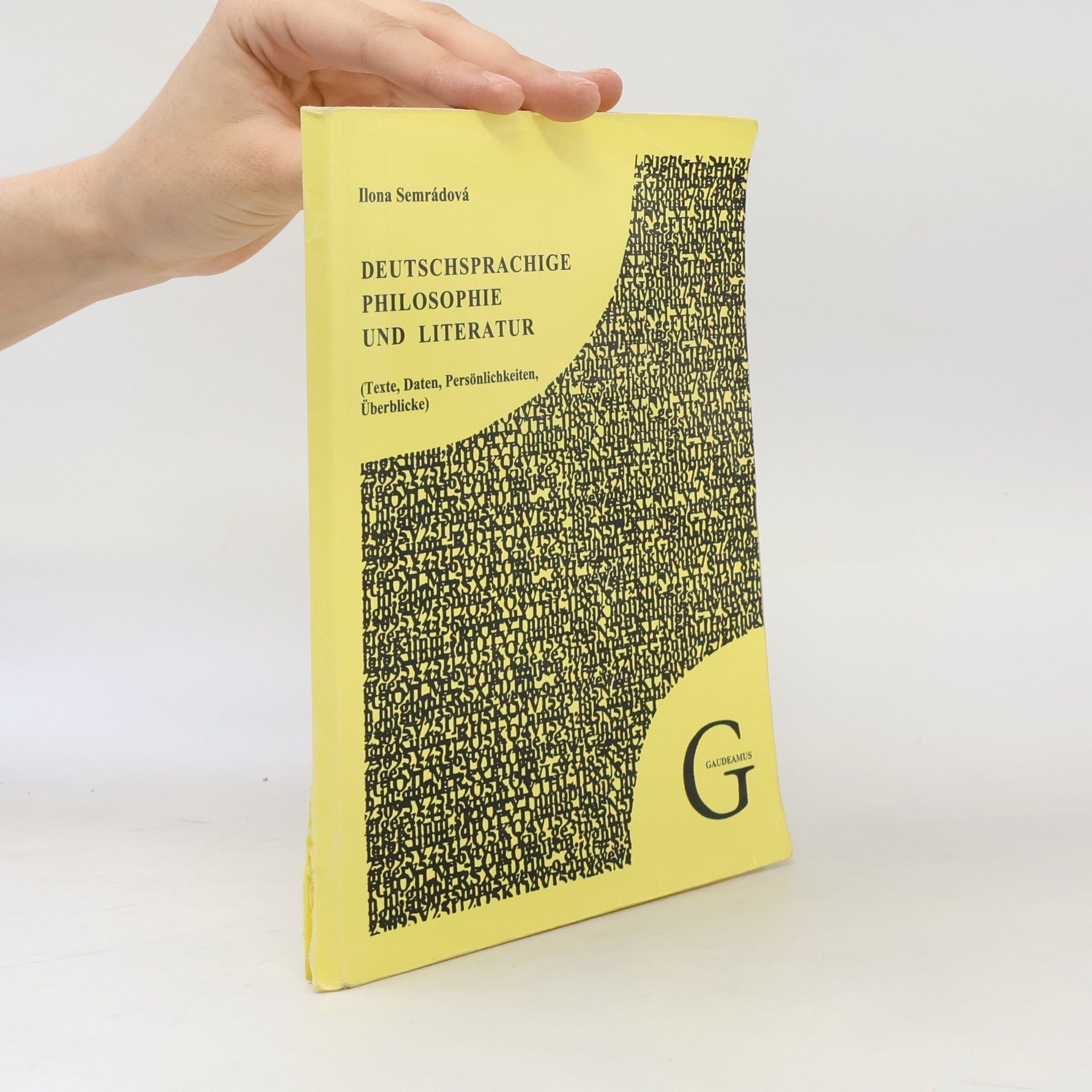 Ilona Semrádová Deutschsprachige Philosophie und Literatur