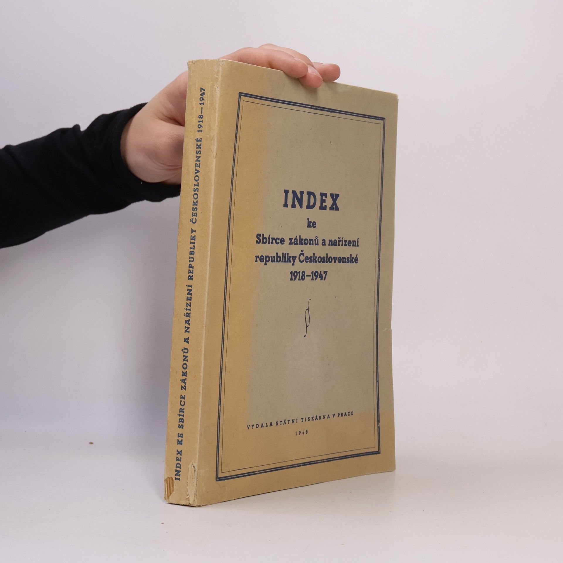 Jaroslav Kubr Index ke sbírce zákonů a nařízení republiky Československé 1918–1947