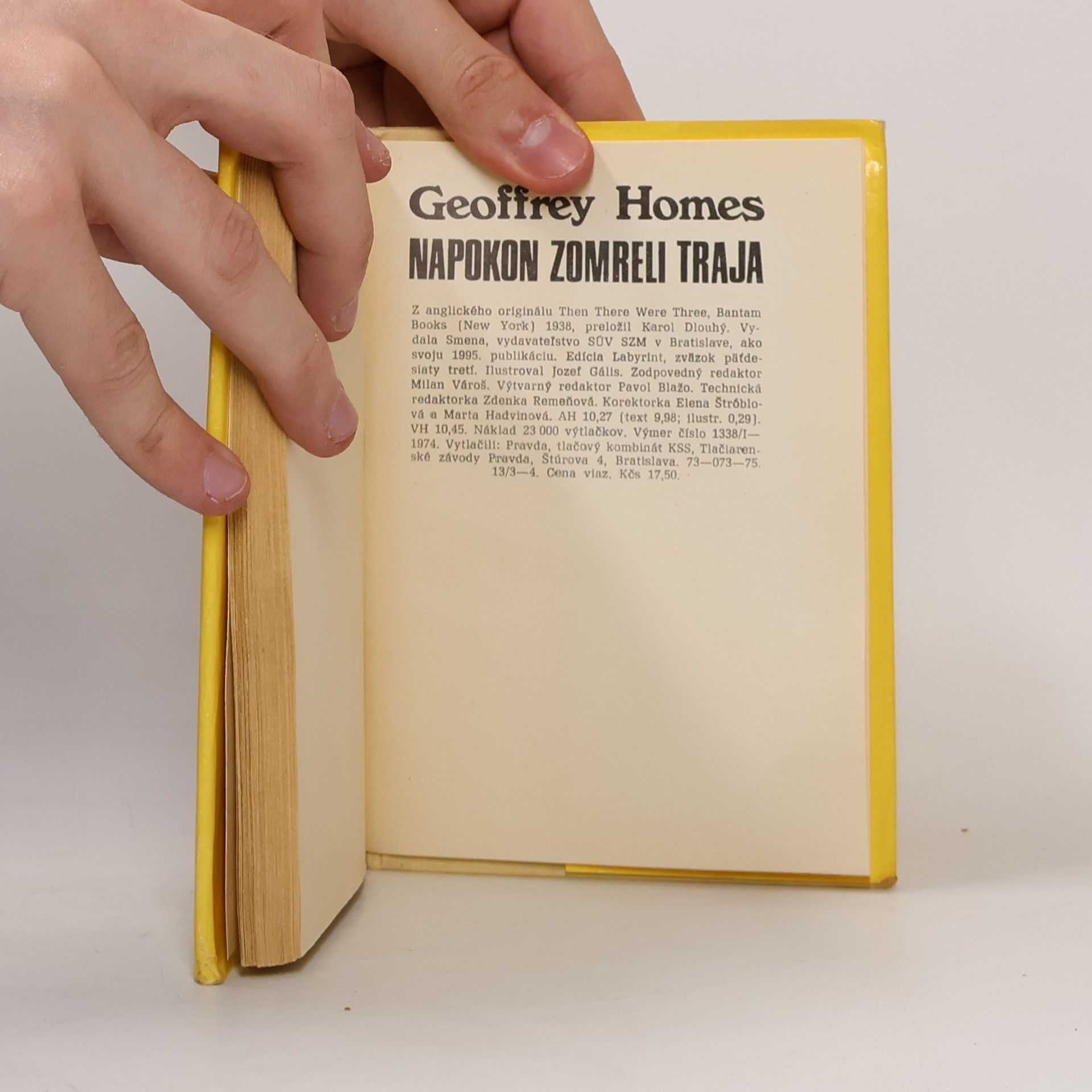 Geoffrey Homes Napokon zomreli traja