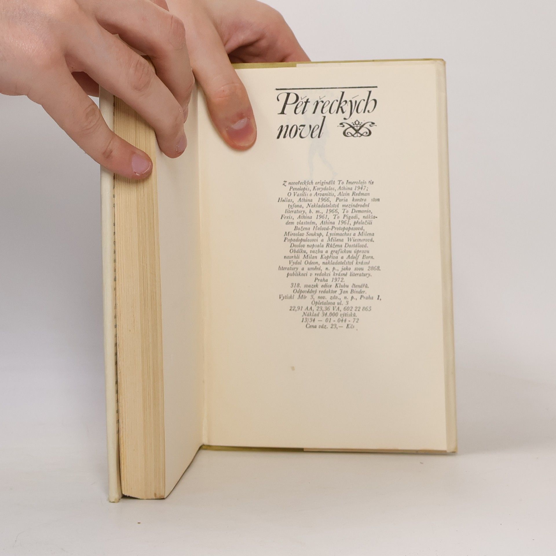 Kolektiv autorů Pět řeckých novel