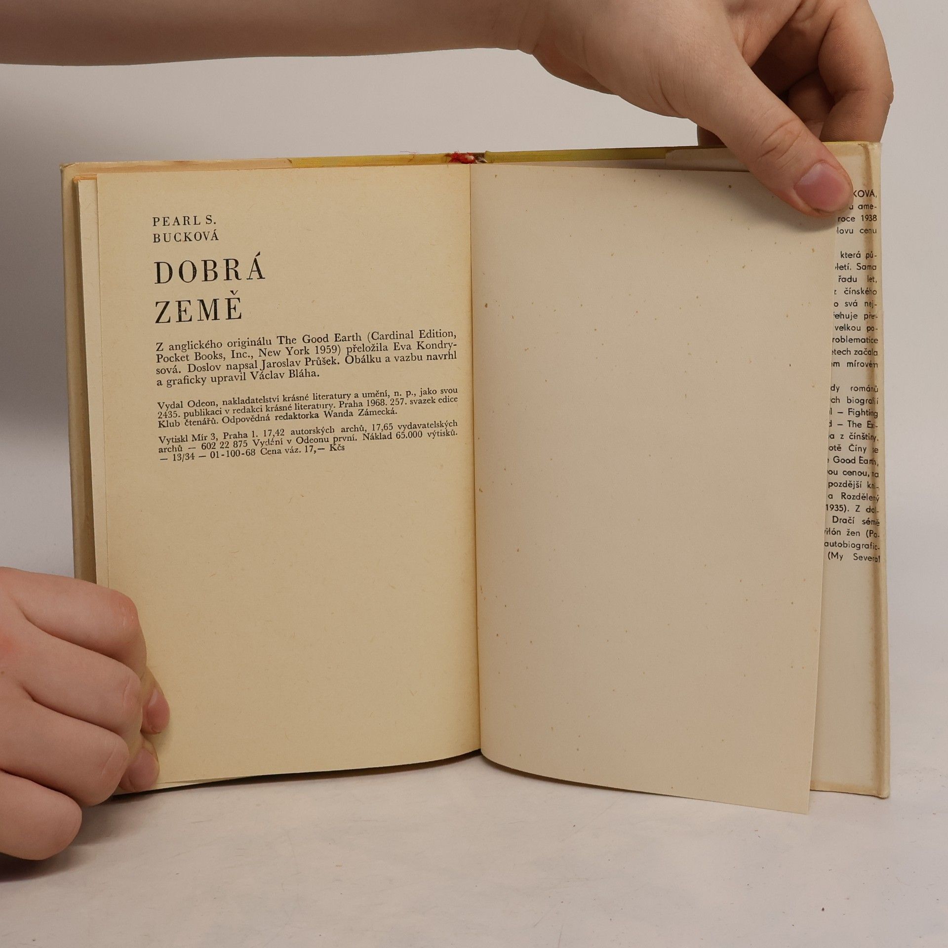 Pearl S. Buck Dobrá země