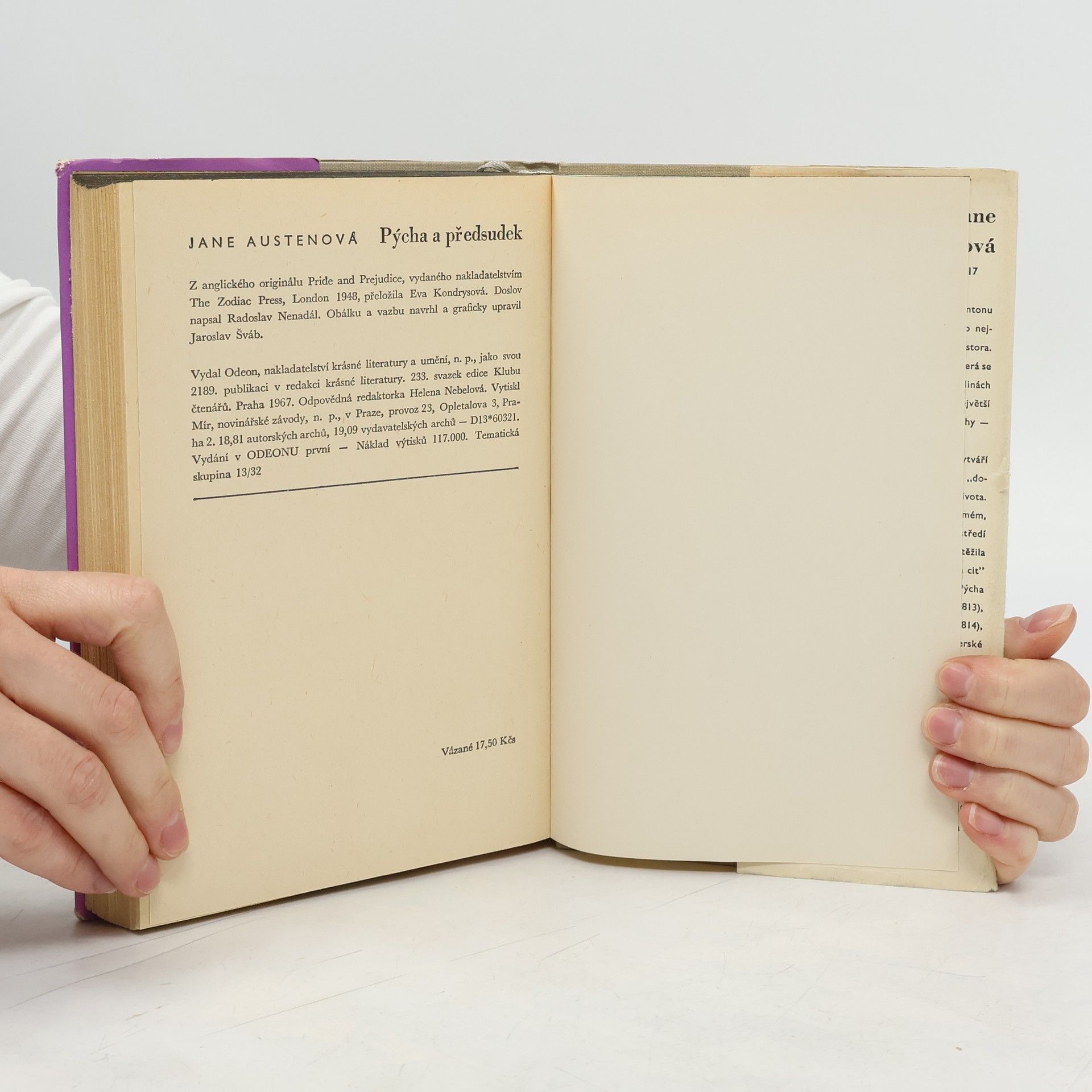 Jane Austen Pýcha a předsudek