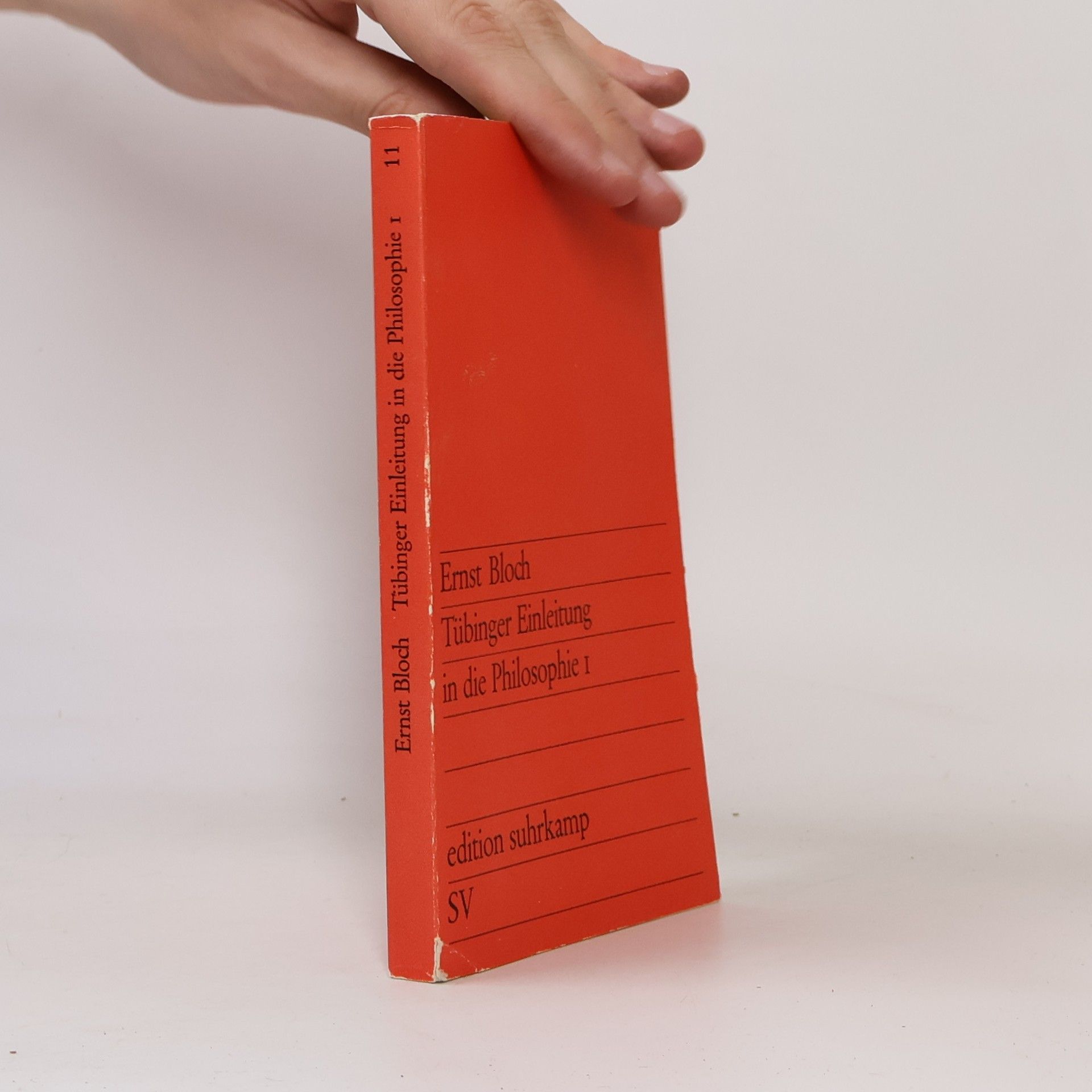 Ernst Bloch Tübinger Einleitung in die Philosophie I.