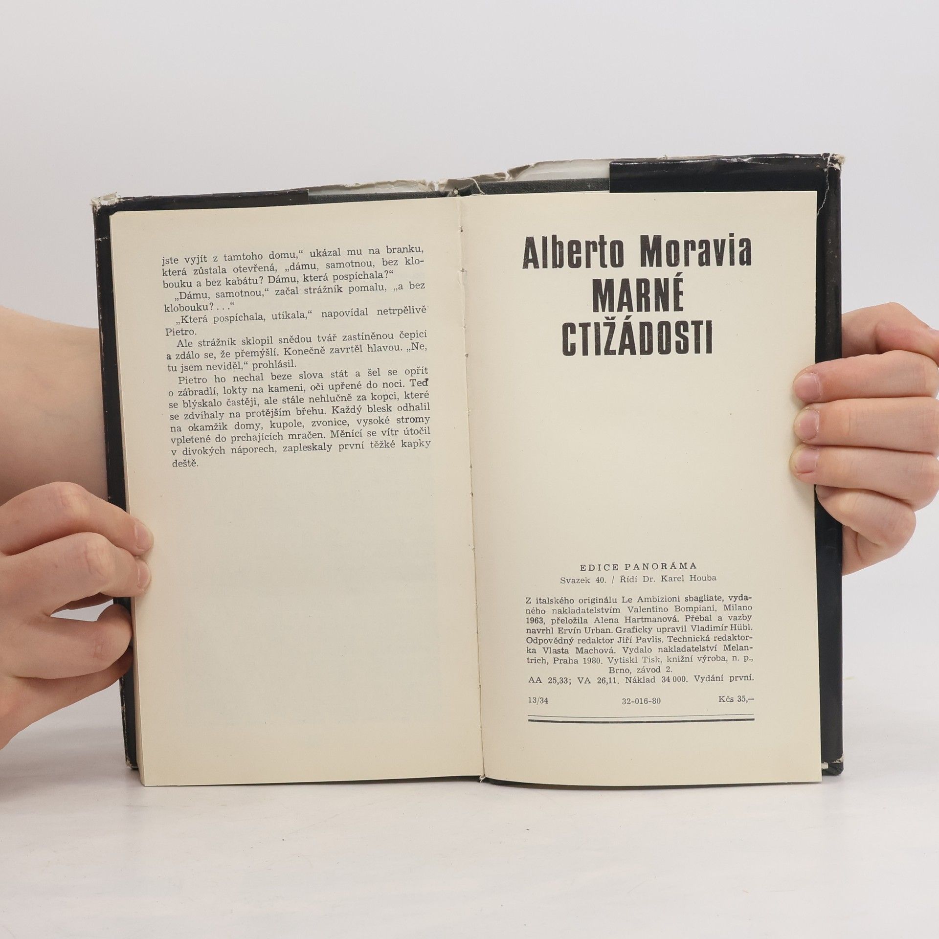 Alberto Moravia Marné ctižádosti