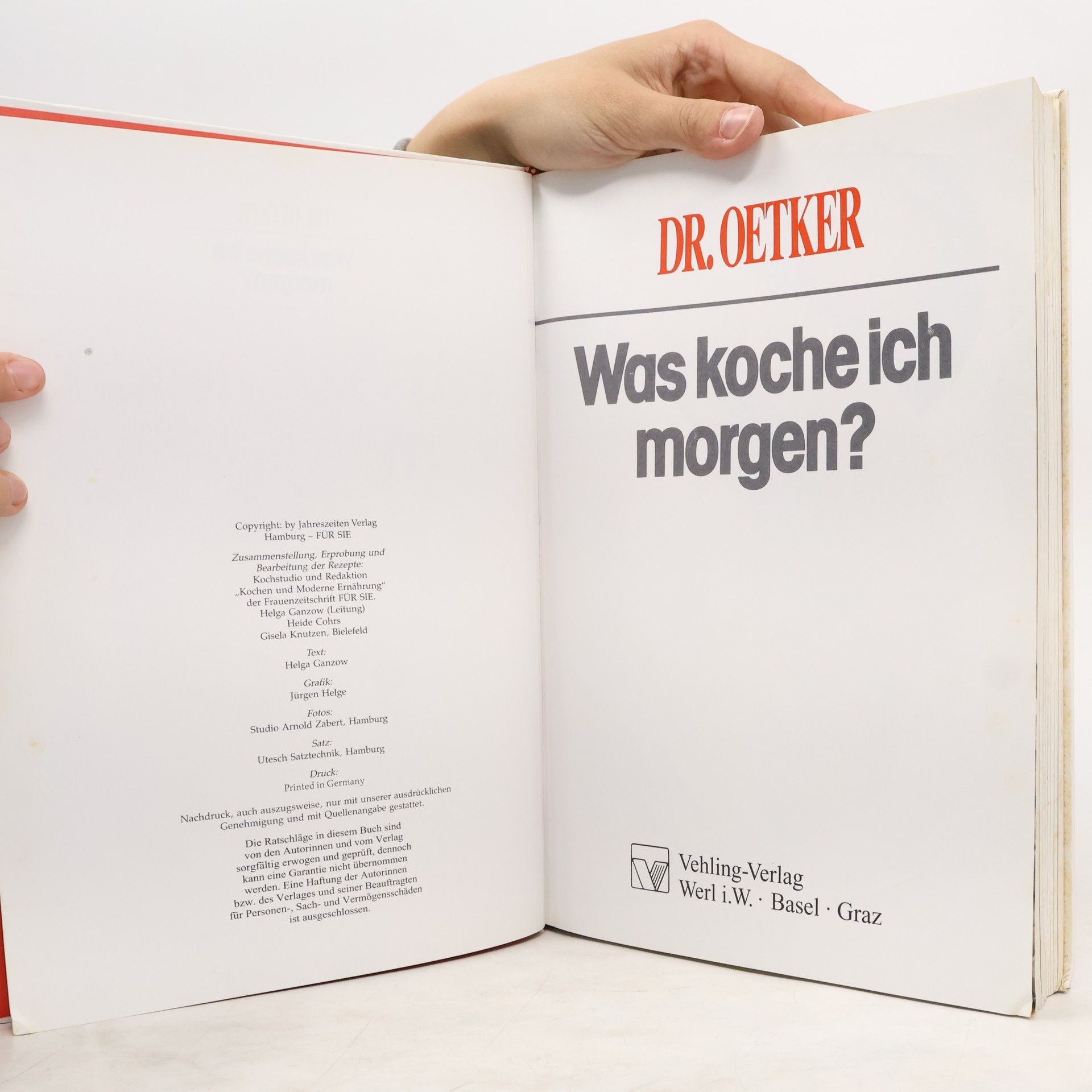 Autorenkollektiv Was koche ich morgen?