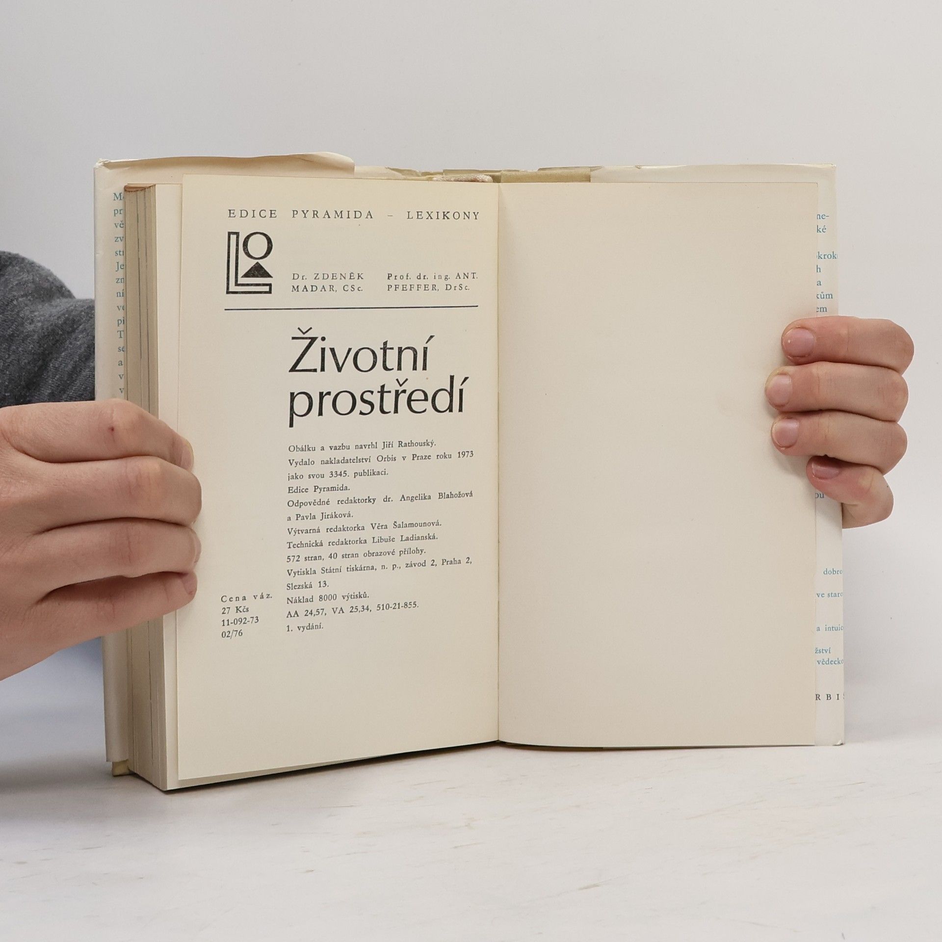 Zdeněk Madar Životní prostředí