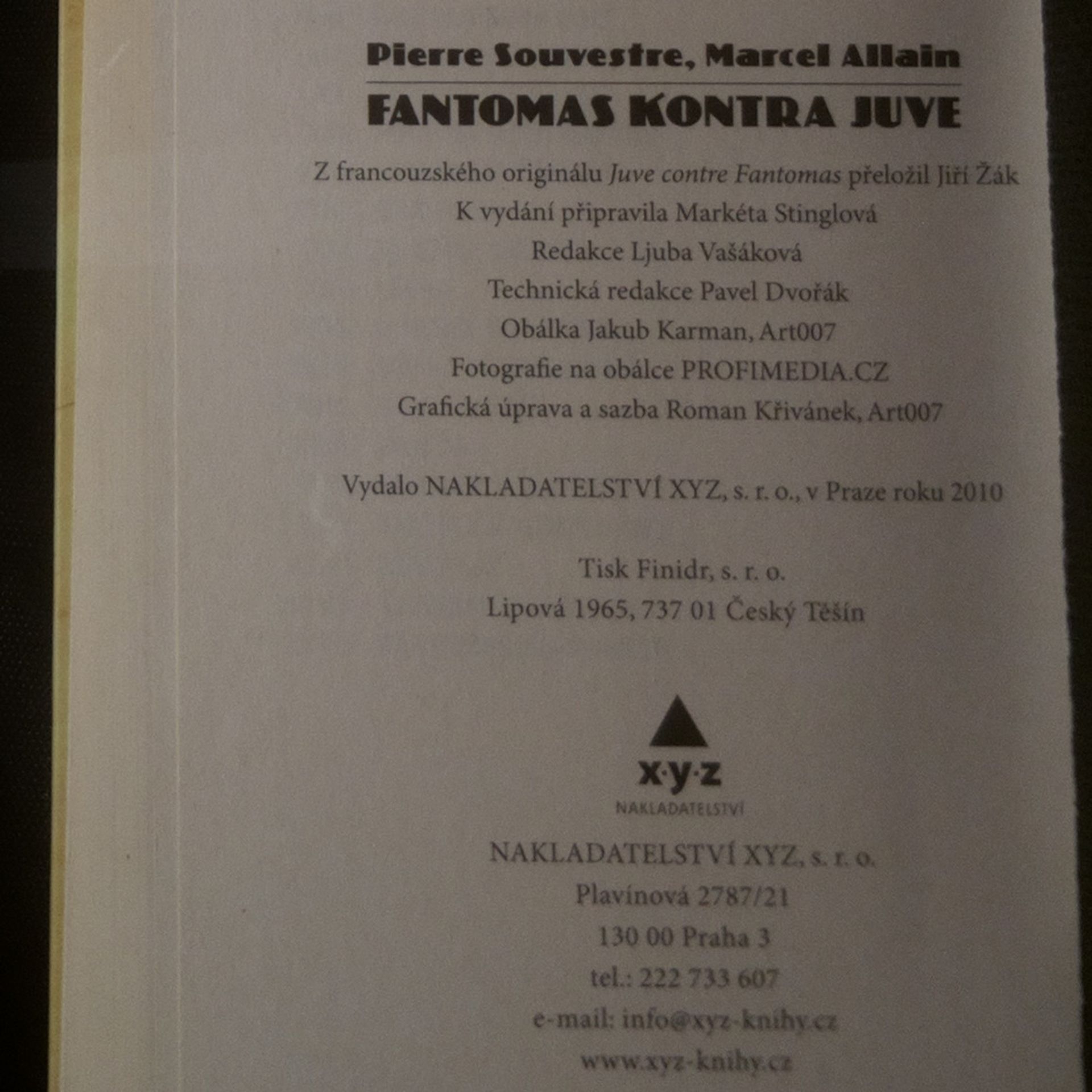Pierre Souvestre Fantomas kontra Juve
