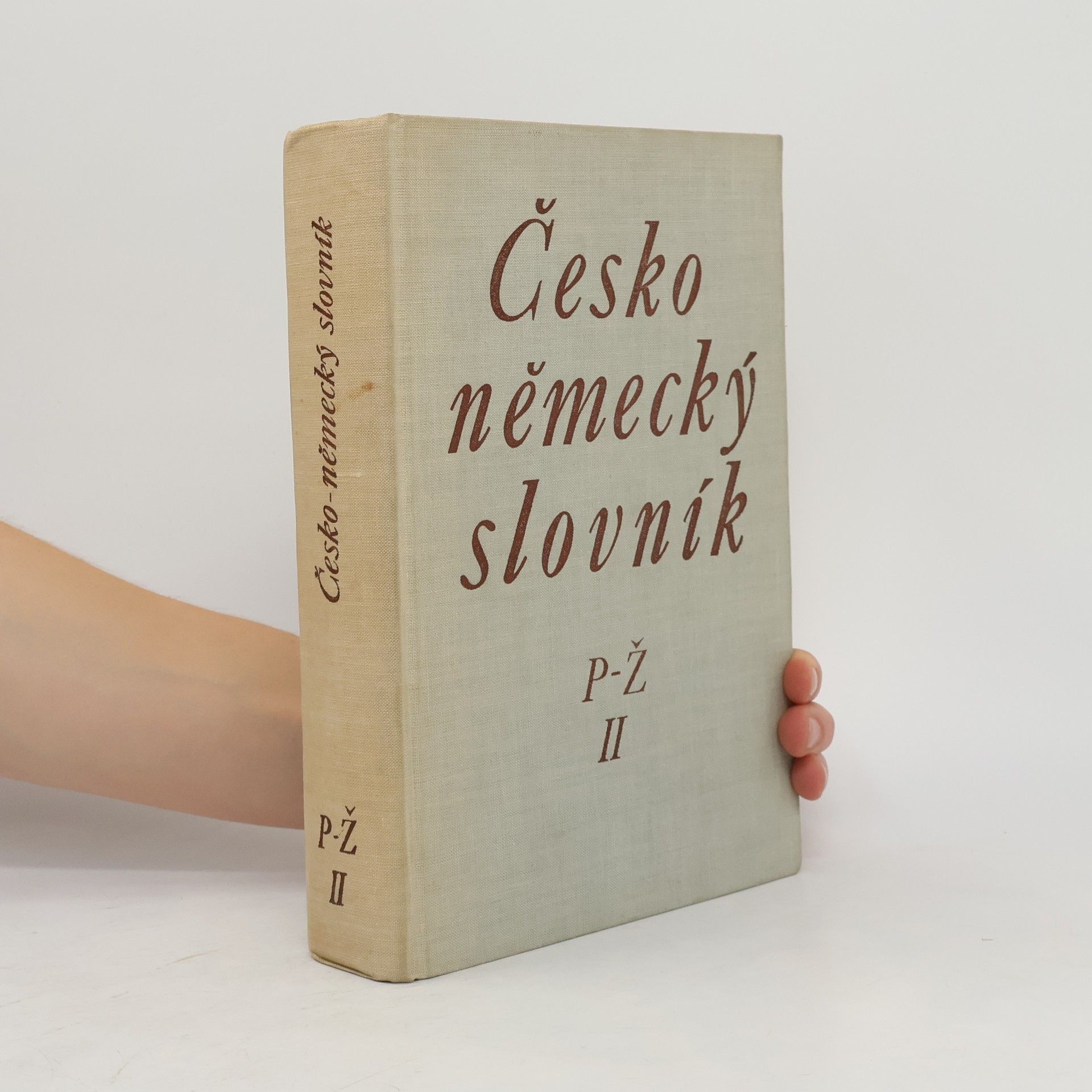 Hugo Siebenschein Česko-německý slovník. P-Ž II