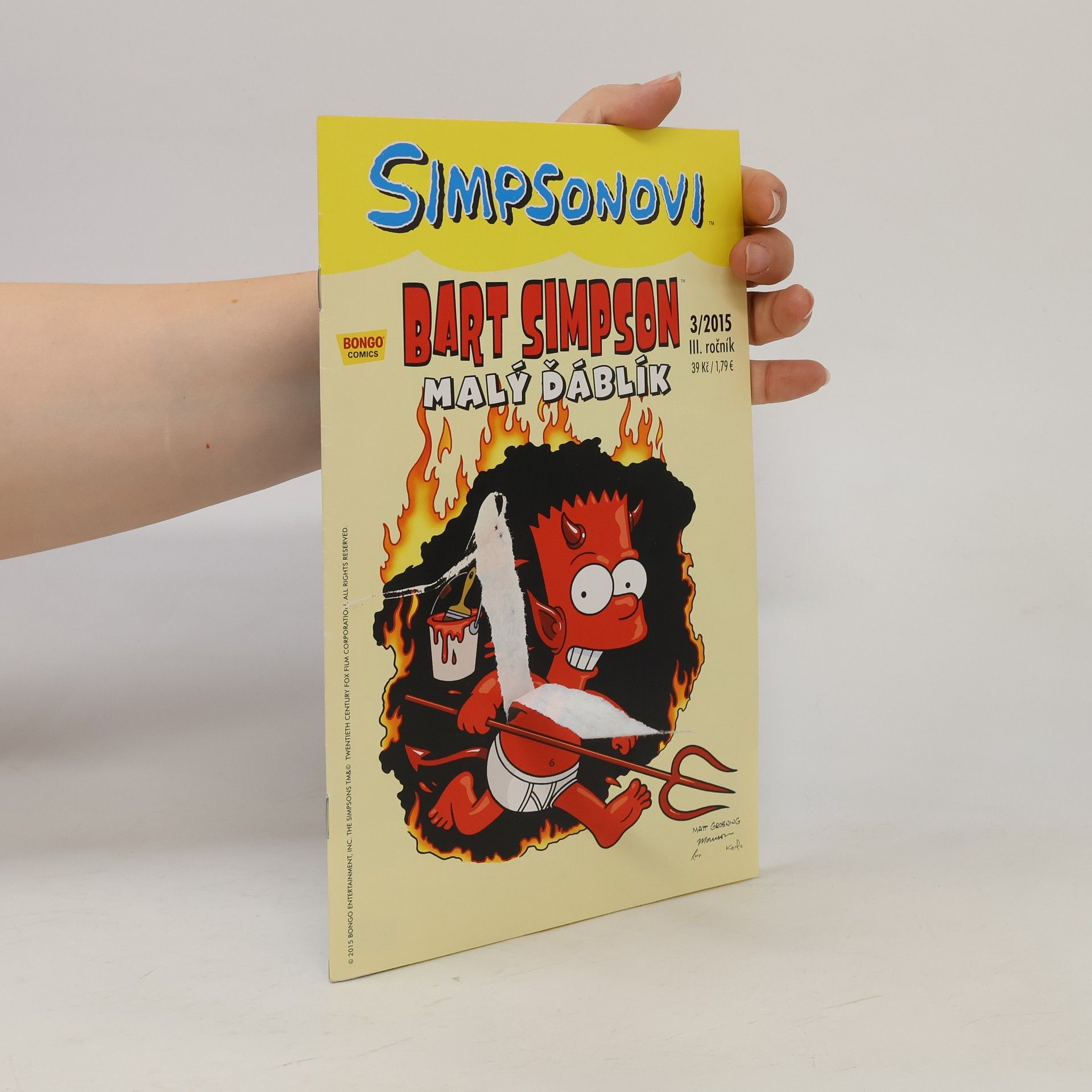 Matt Groening Simpsonovi. Bart Simpson 3/2015: Malý ďáblík
