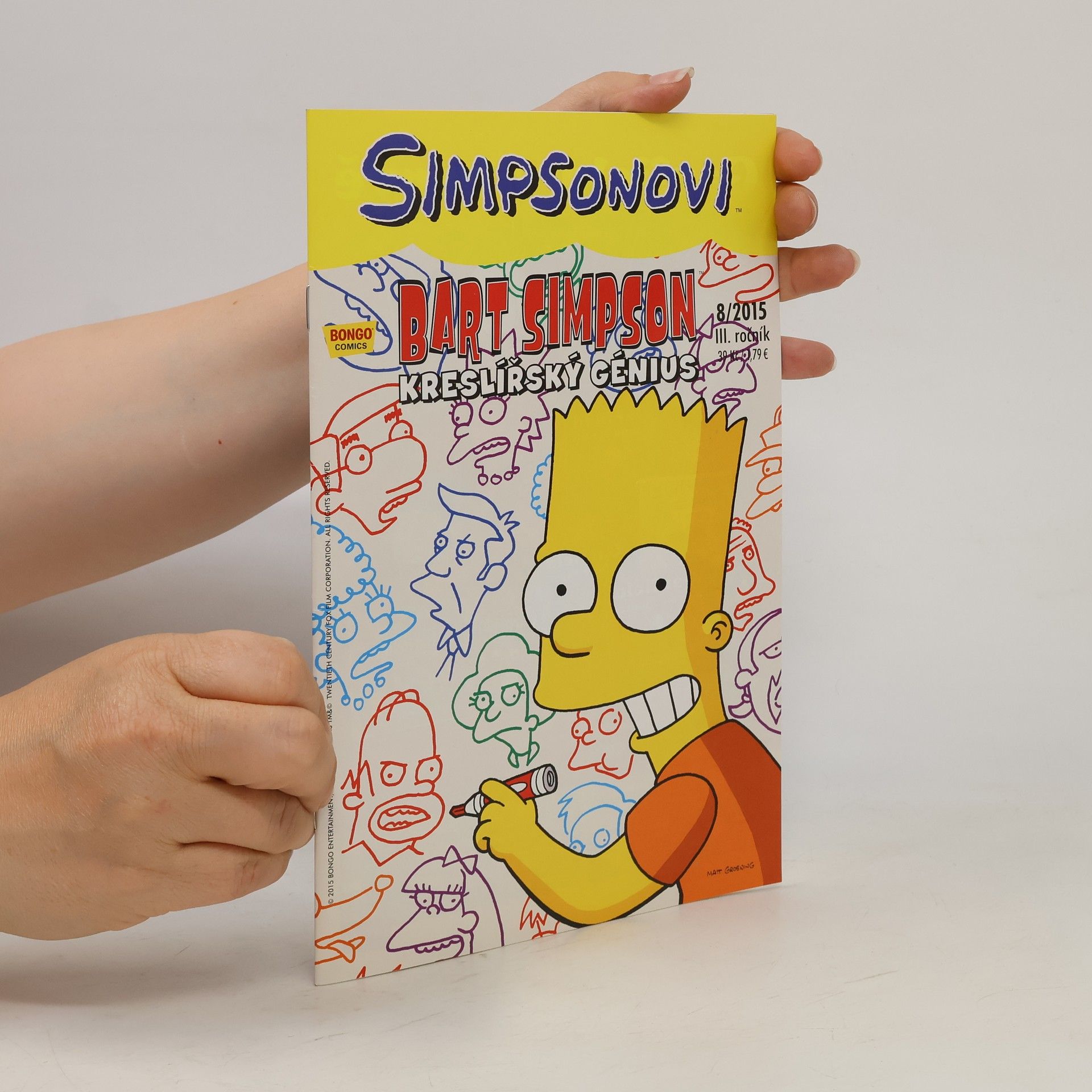 Matt Groening Simpsonovi. Bart Simpson 8/2015