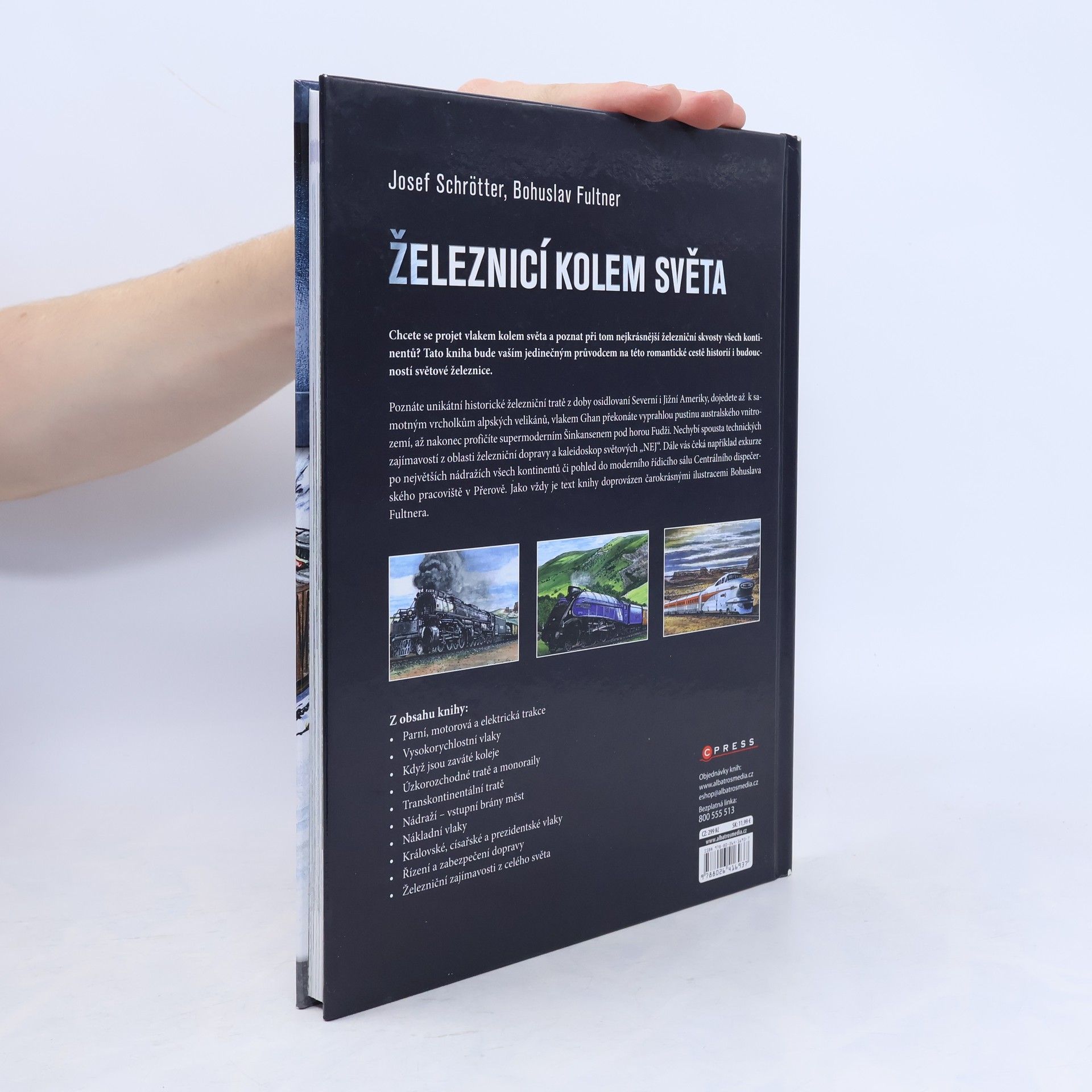 Josef Schrötter Železnicí kolem světa