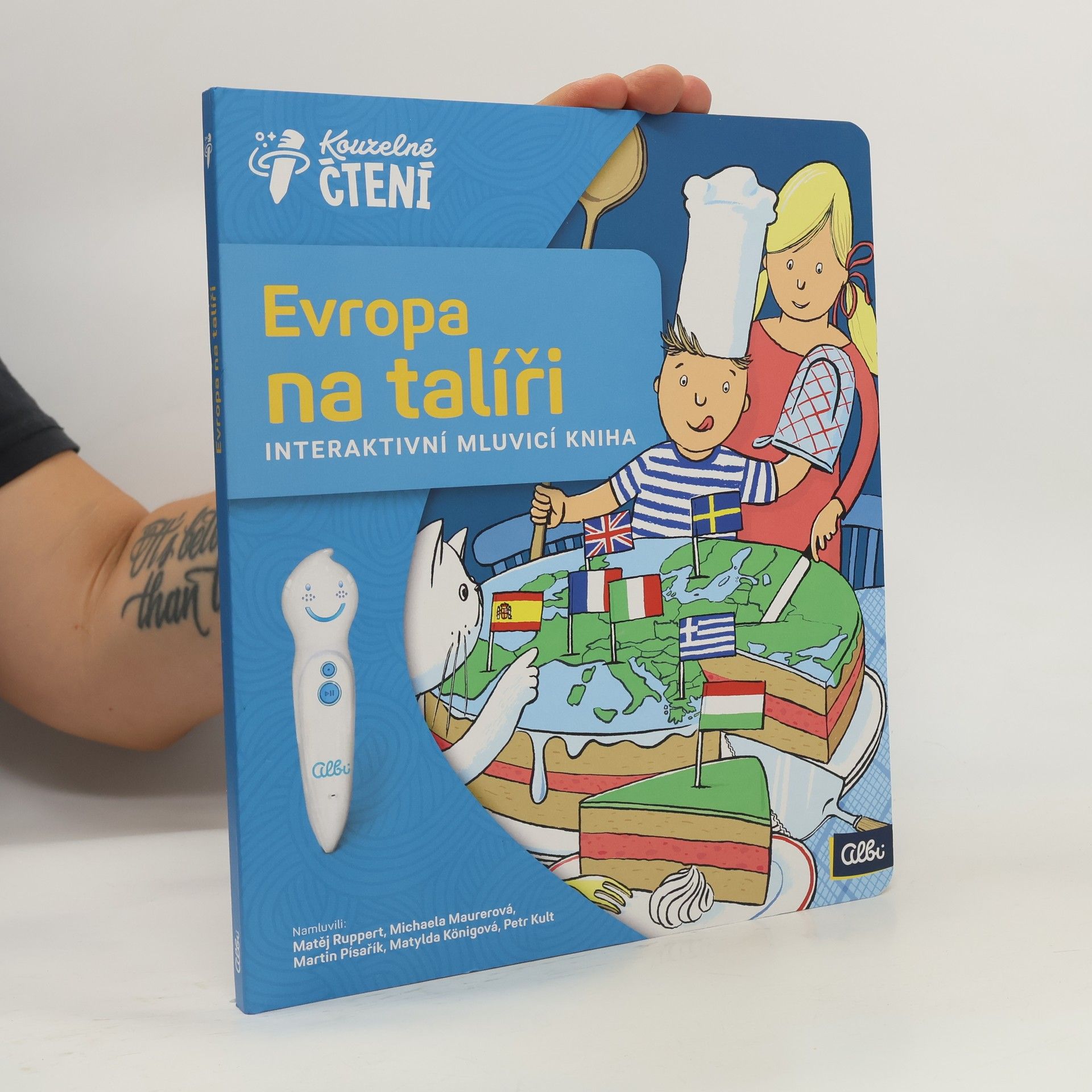 Kublanka Evropa na talíři. Interaktivní mluvící kniha
