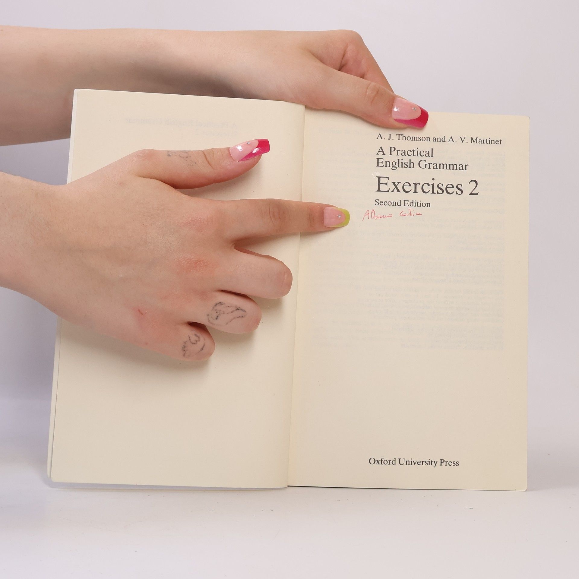 A. J. Audrey Jean Thomson Practical English Grammar