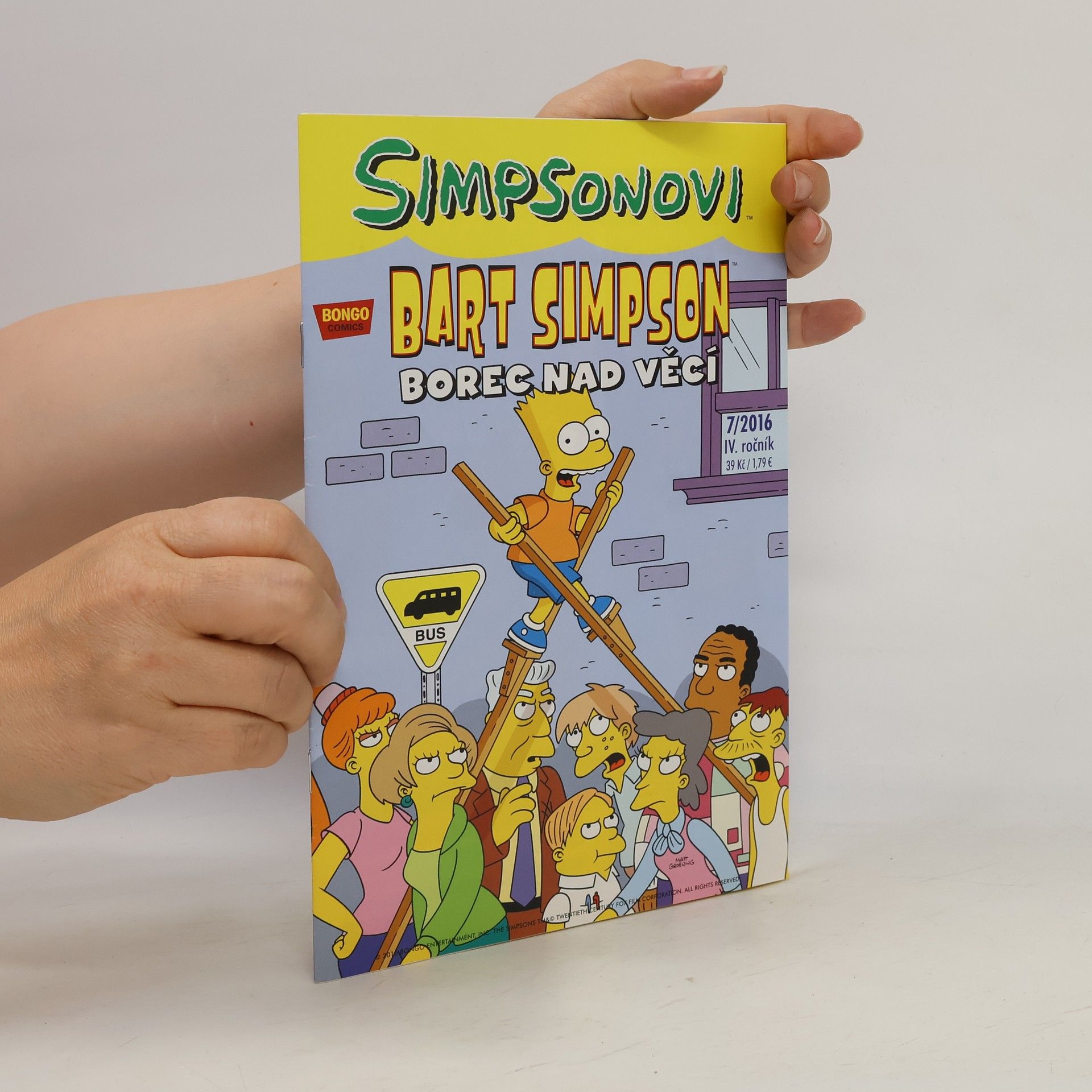 Matt Groening Simpsonovi - Bart Simpson 7/2016: Borec nad věcí