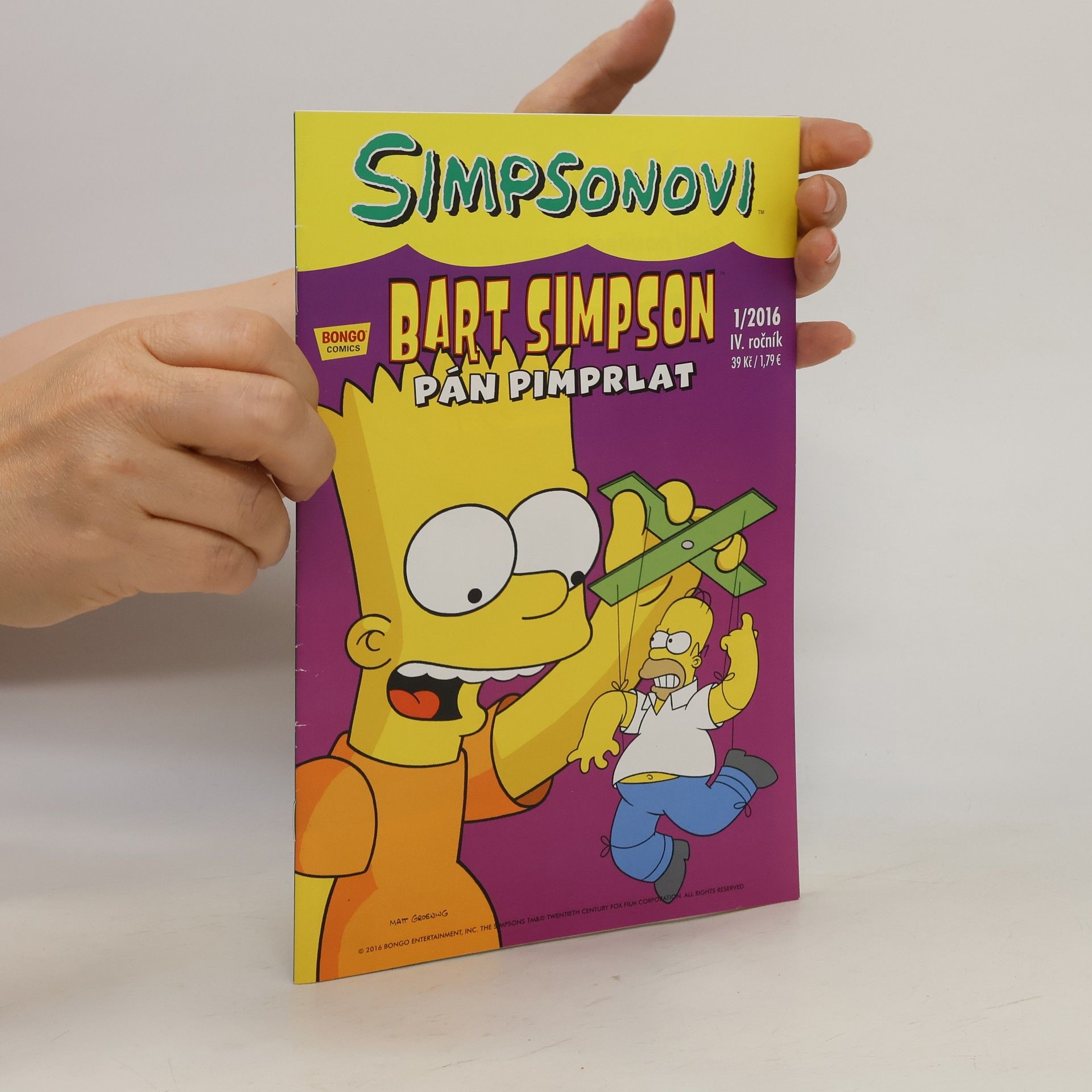 Kolektiv autorů Bart Simpson. Pán pimprlat 1/2016