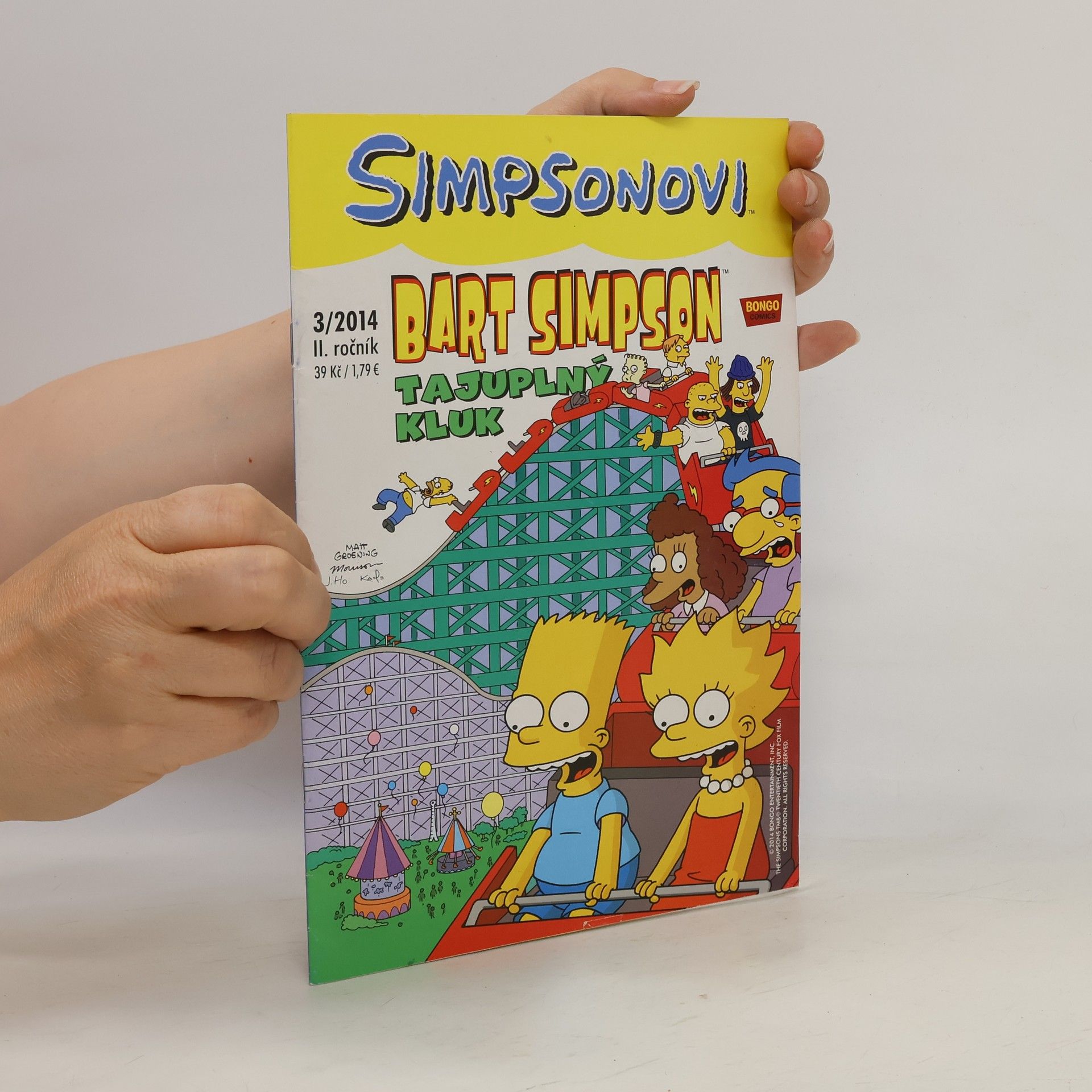 Matt Groening Simpsonovi - Bart Simpson 3/2014 - Tajuplný kluk