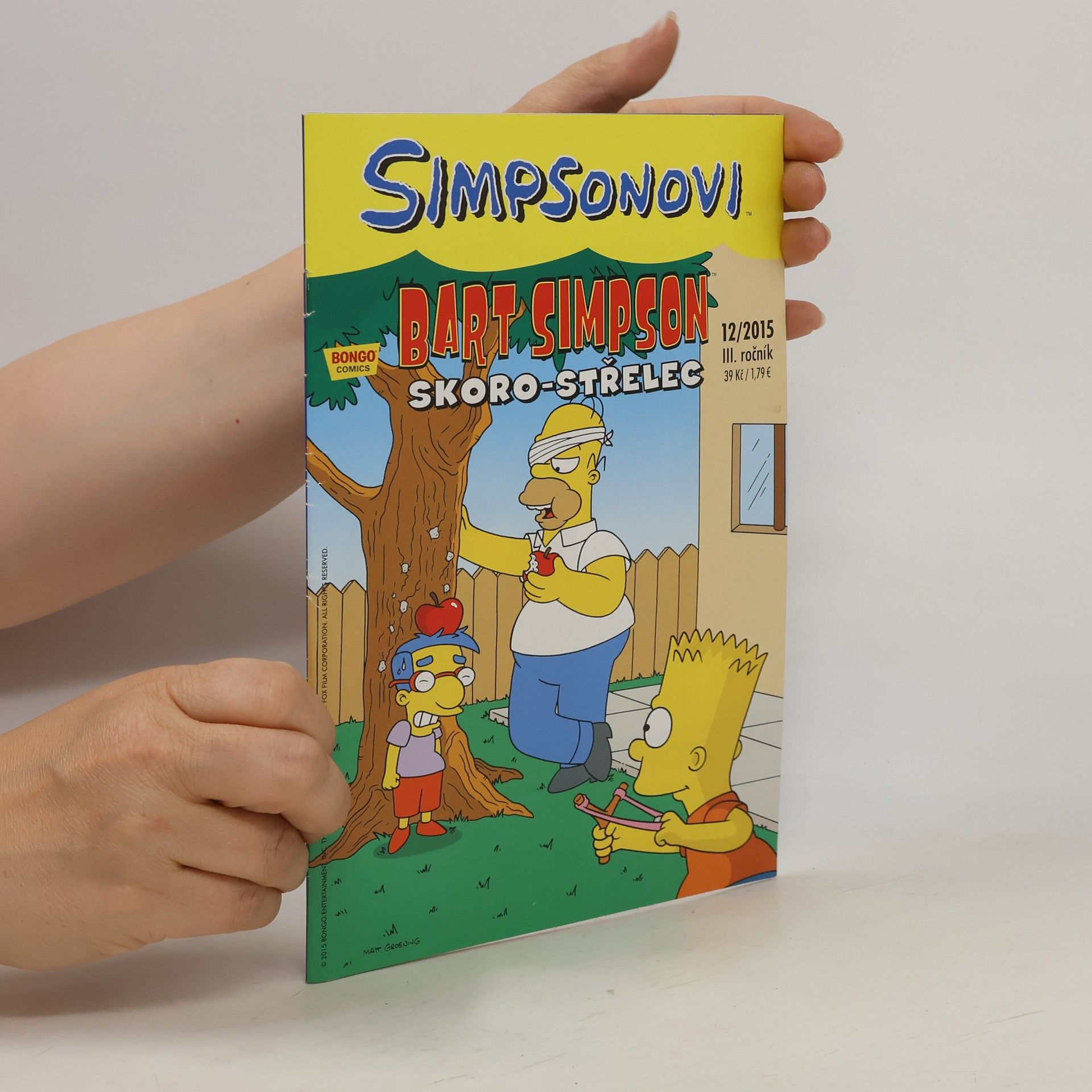 Kolektiv autorů Simpsonovi. Bart Simpson 12/2015 Skoro-střelec