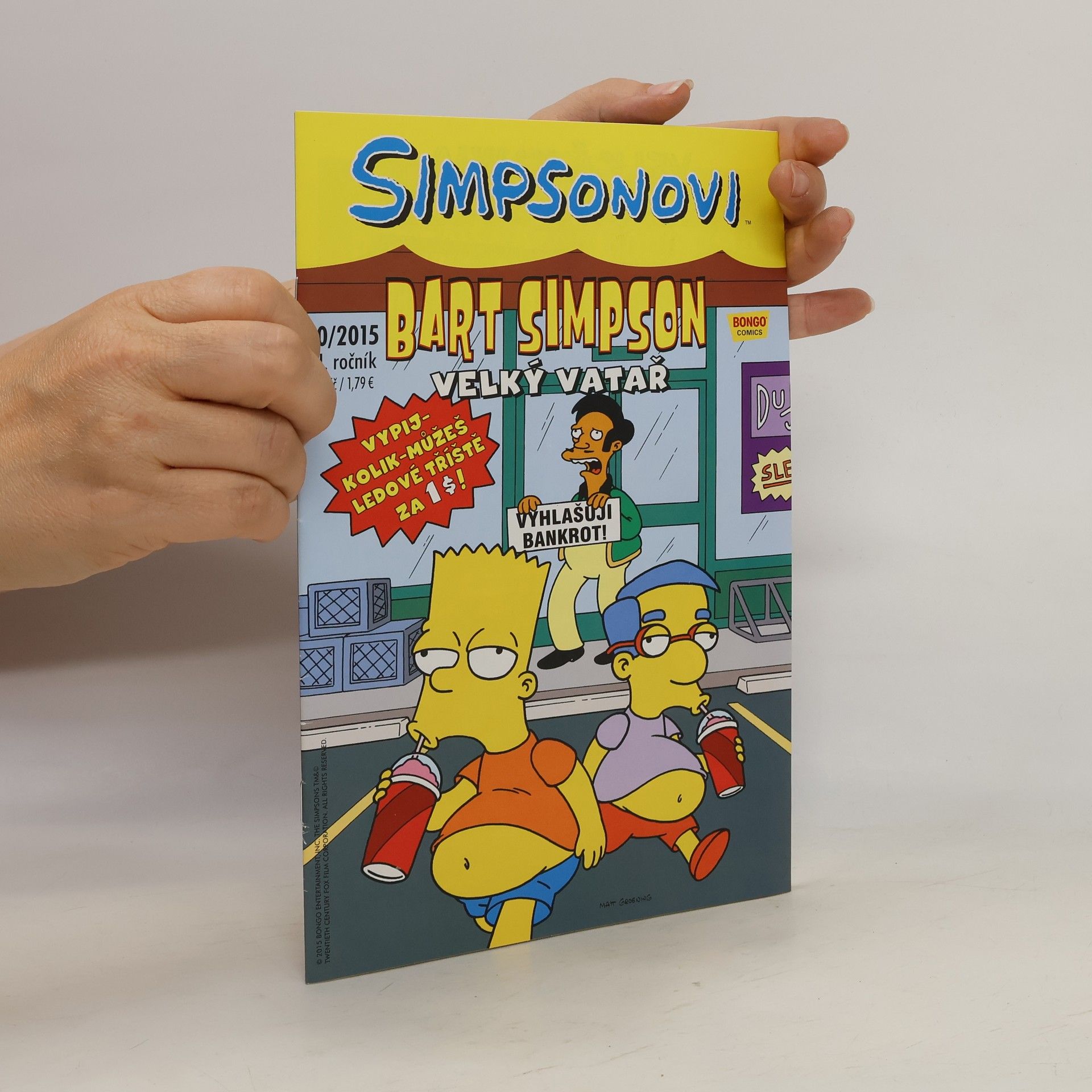 Autorenkollektiv Simpsonovi. 10/2015. Bart Simpson velký vatař