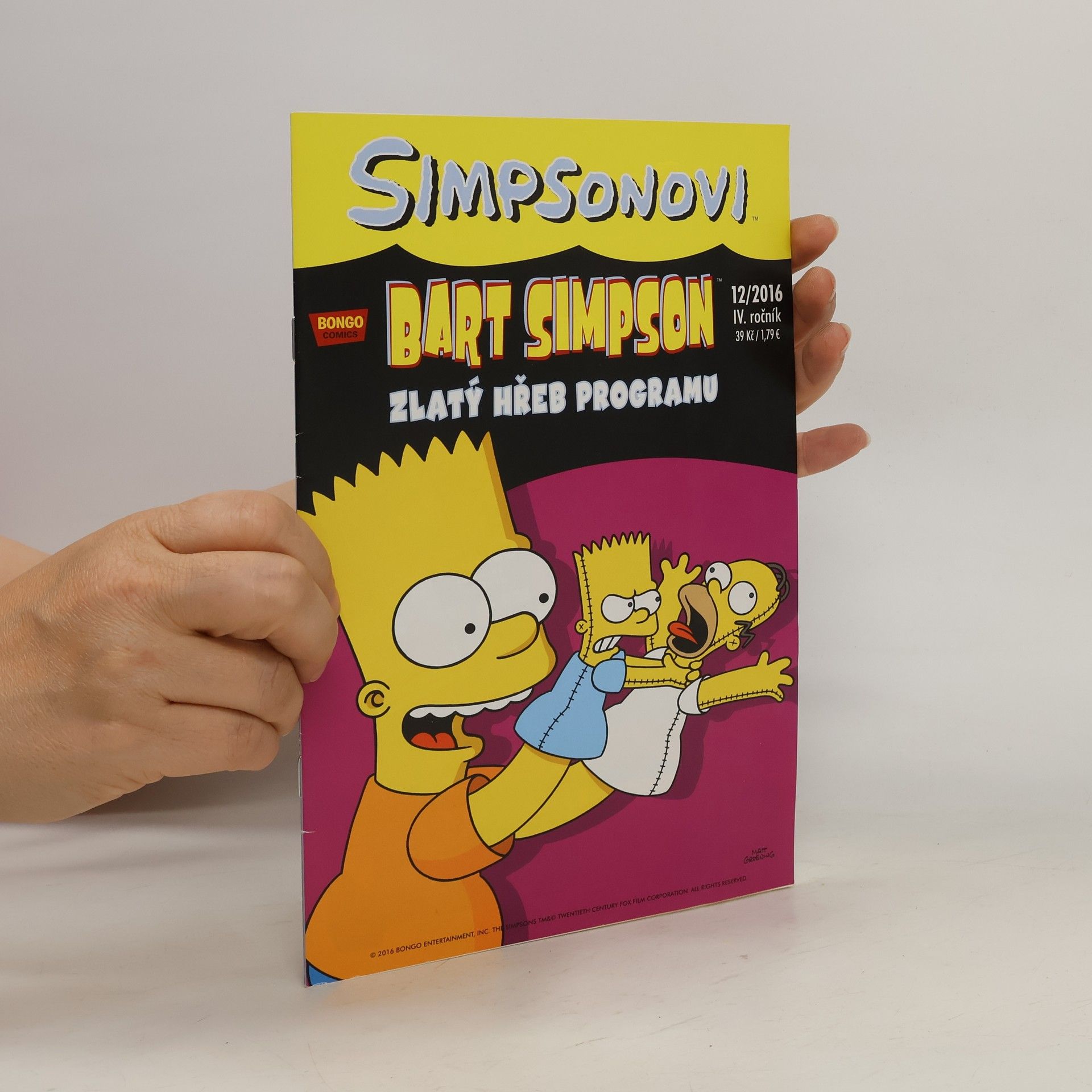 Matt Groening Bart Simpson 12/2016: Zlatý hřeb programu