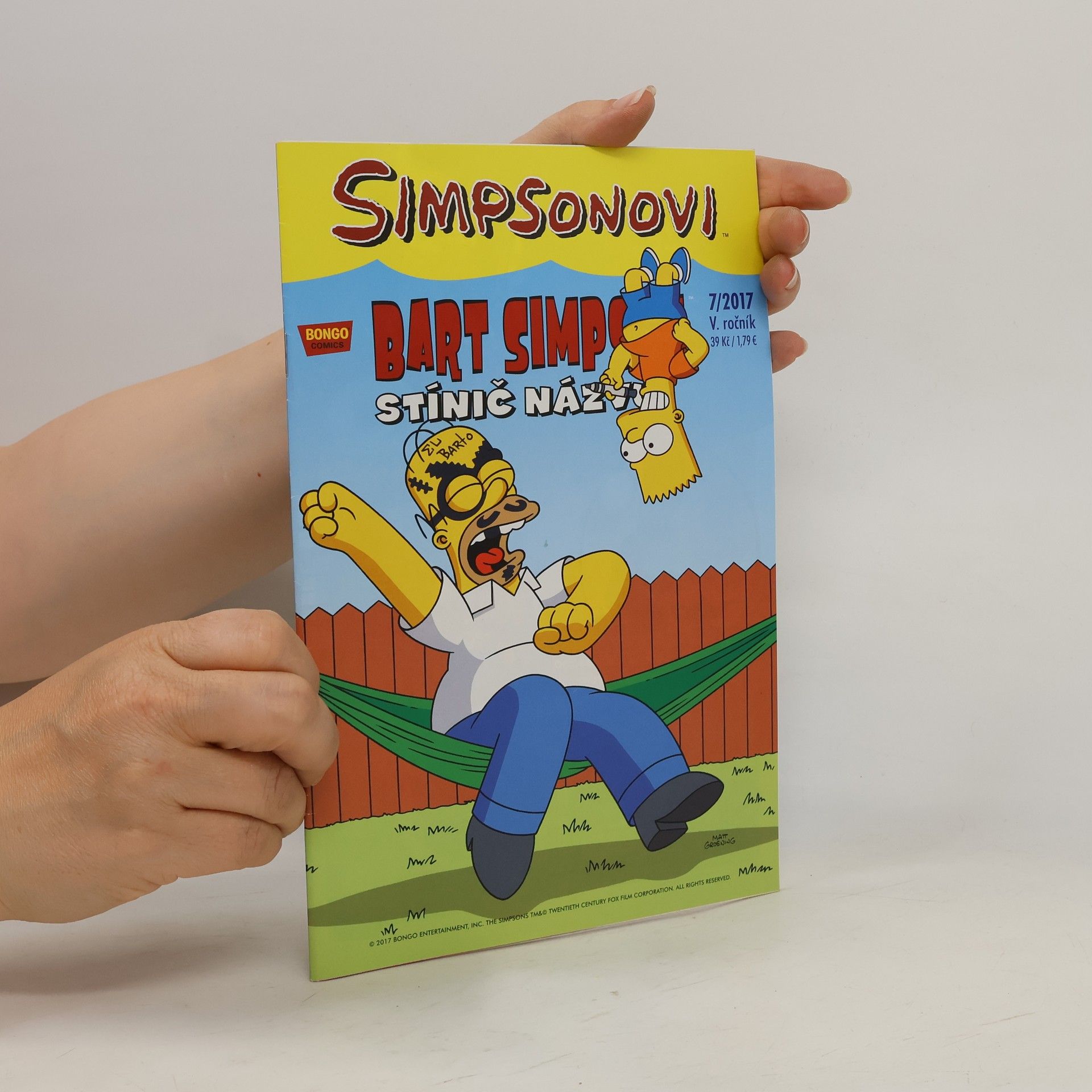 Petr Putna Simpsonovi - Bart Simpson. 7/2017